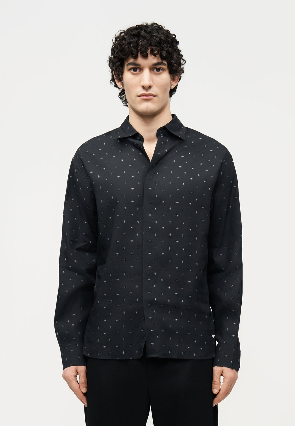 SHIRT - Shirt - blu navy/french oak