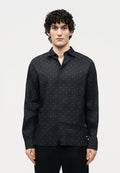 SHIRT - Shirt - blu navy/french oak