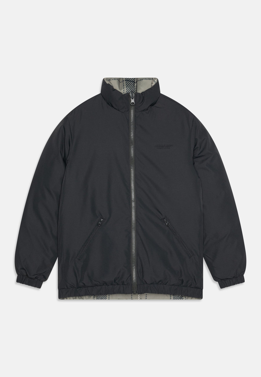JORNGIA REVERSIBLE PUFFER JNR - Light jacket - forest river/silver sage/moonbeam