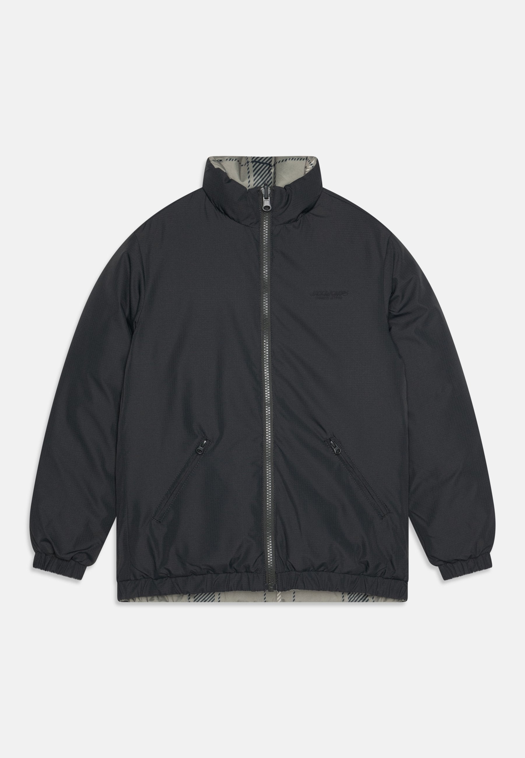 JORNGIA REVERSIBLE PUFFER JNR - Light jacket - forest river/silver sage/moonbeam