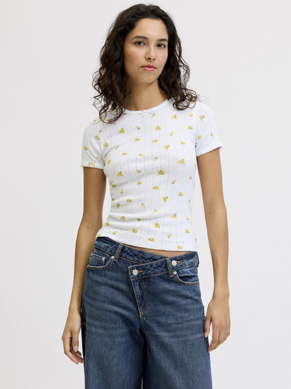 JXELIZA TEE - Print T-shirt - bright white