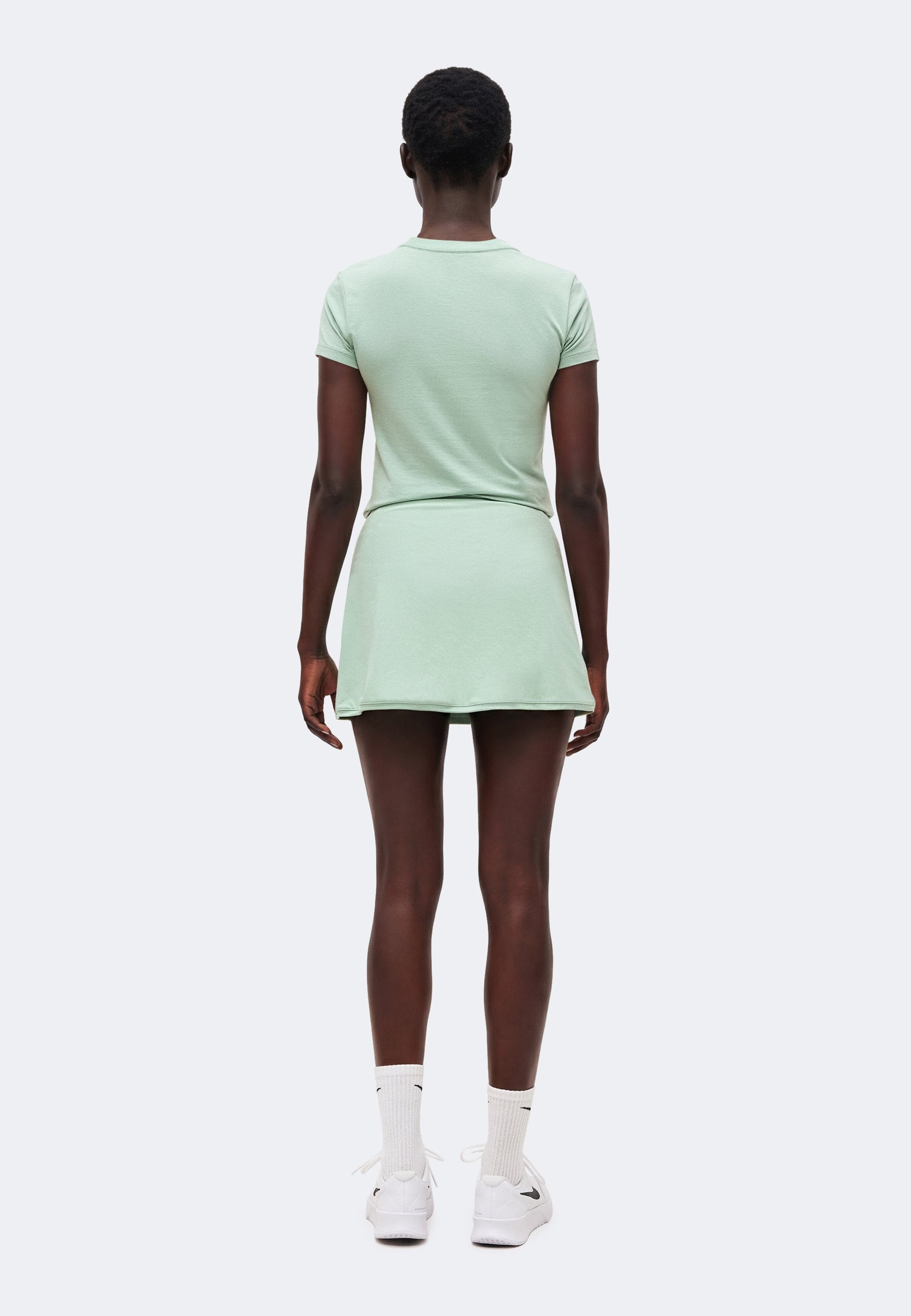 Sports skirt - steam/white