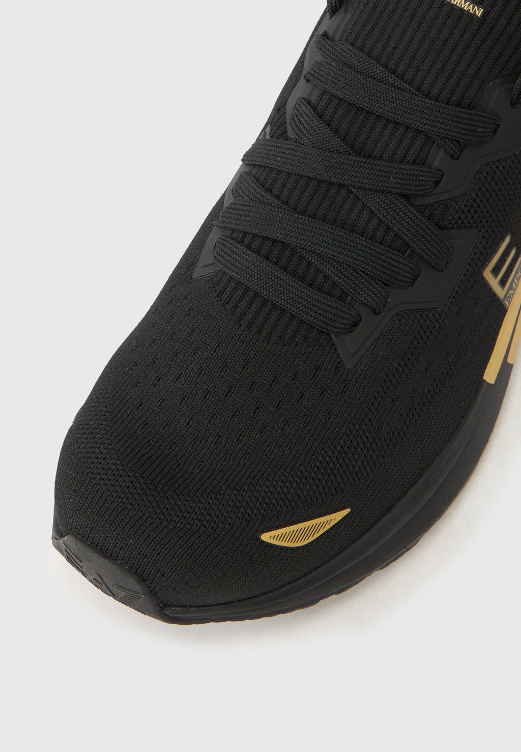 CRUSHER UNISEX - Trainers - triple black/gold-coloured