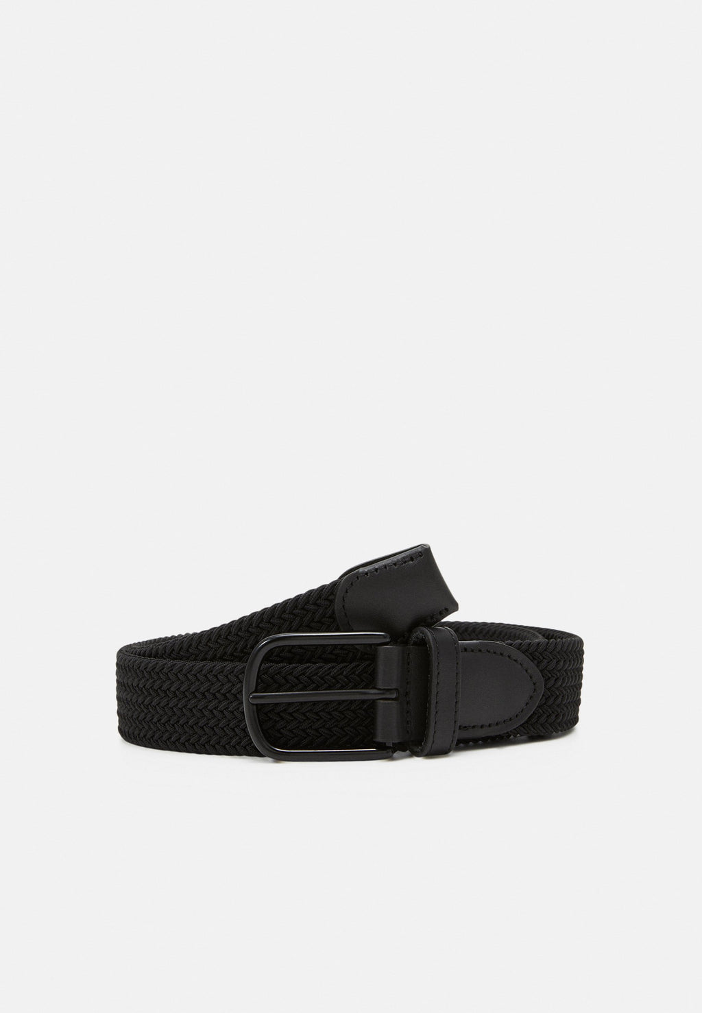 JACFALL BELT UNISEX - Braided belt - black