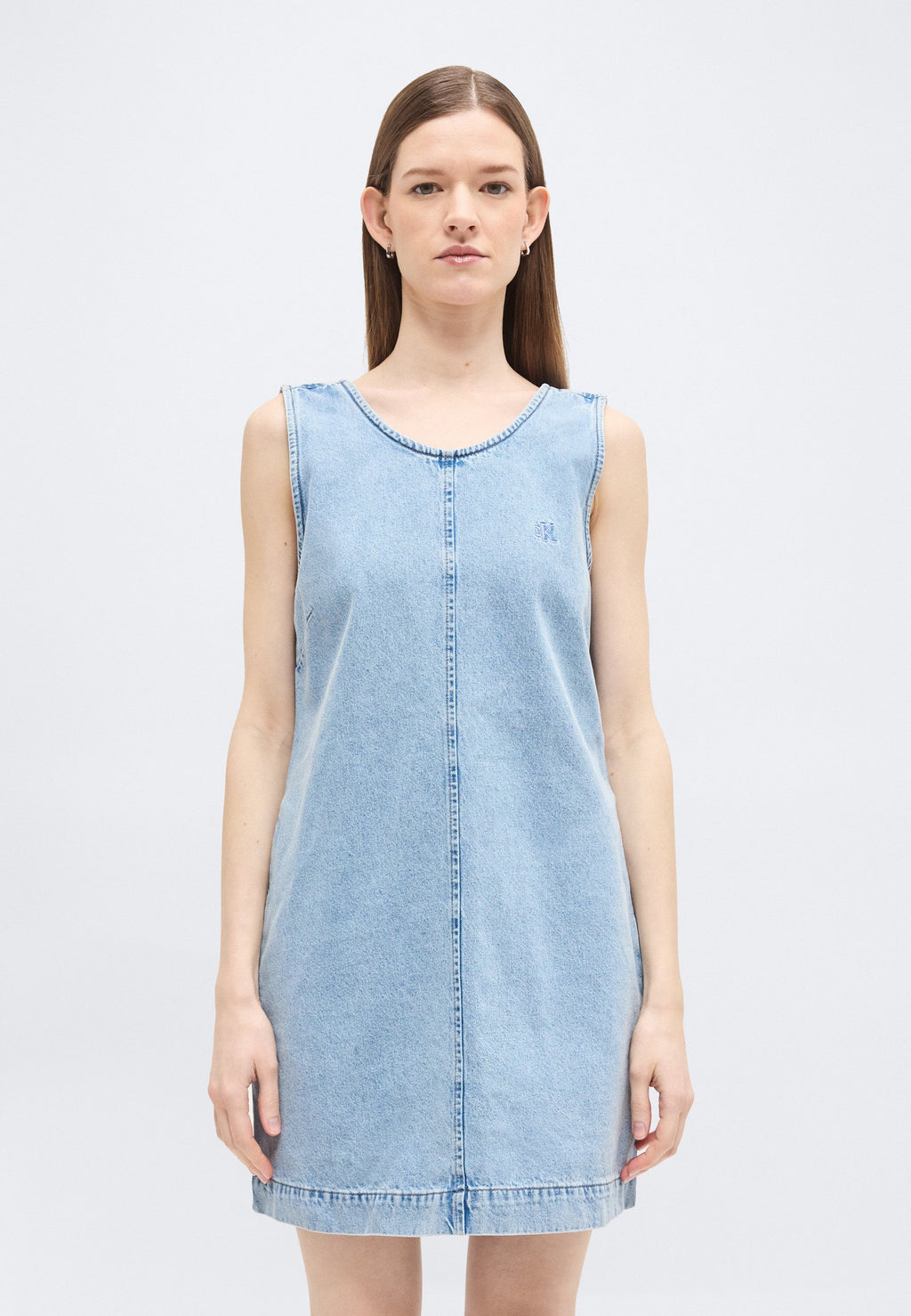SHIFT DRESS  - Denim dress - coastal light