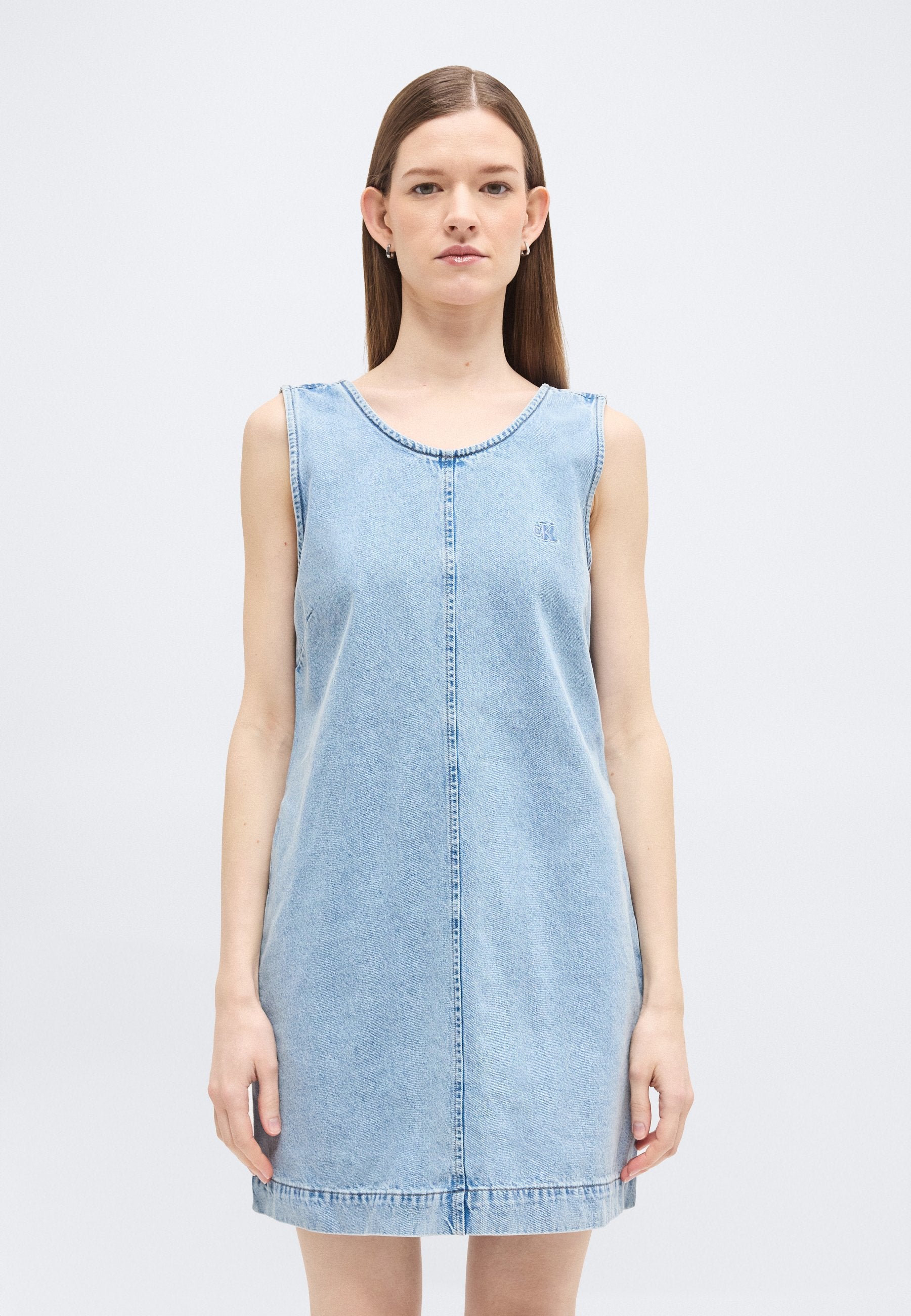 SHIFT DRESS  - Denim dress - coastal light
