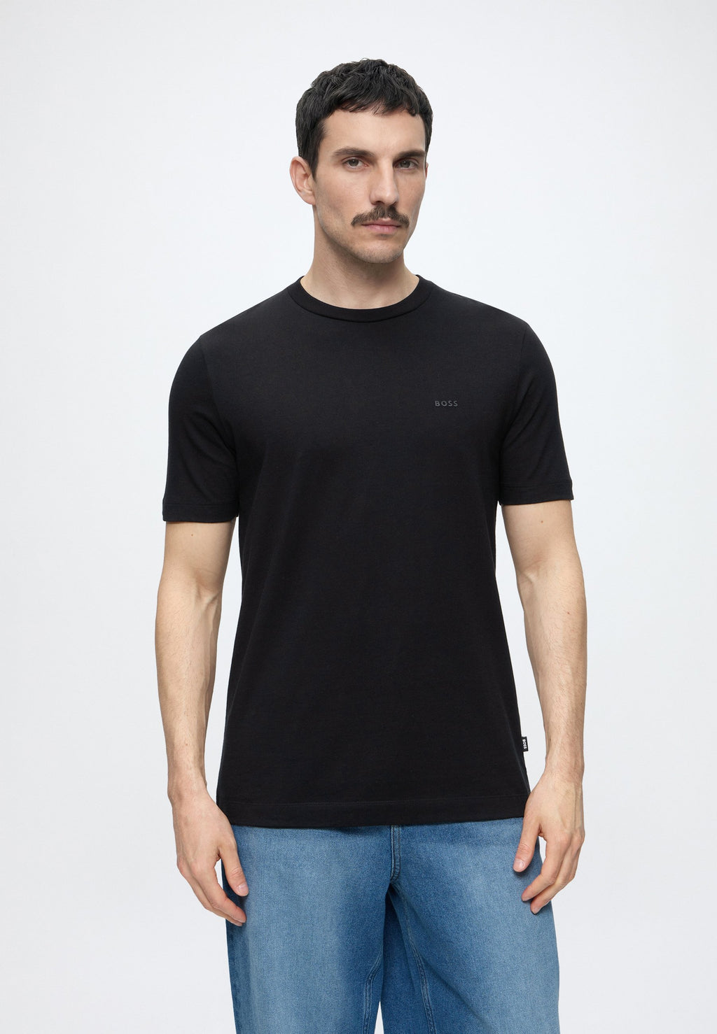 THOMPSON - Basic T-shirt - black