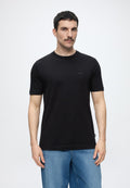 THOMPSON - Basic T-shirt - black