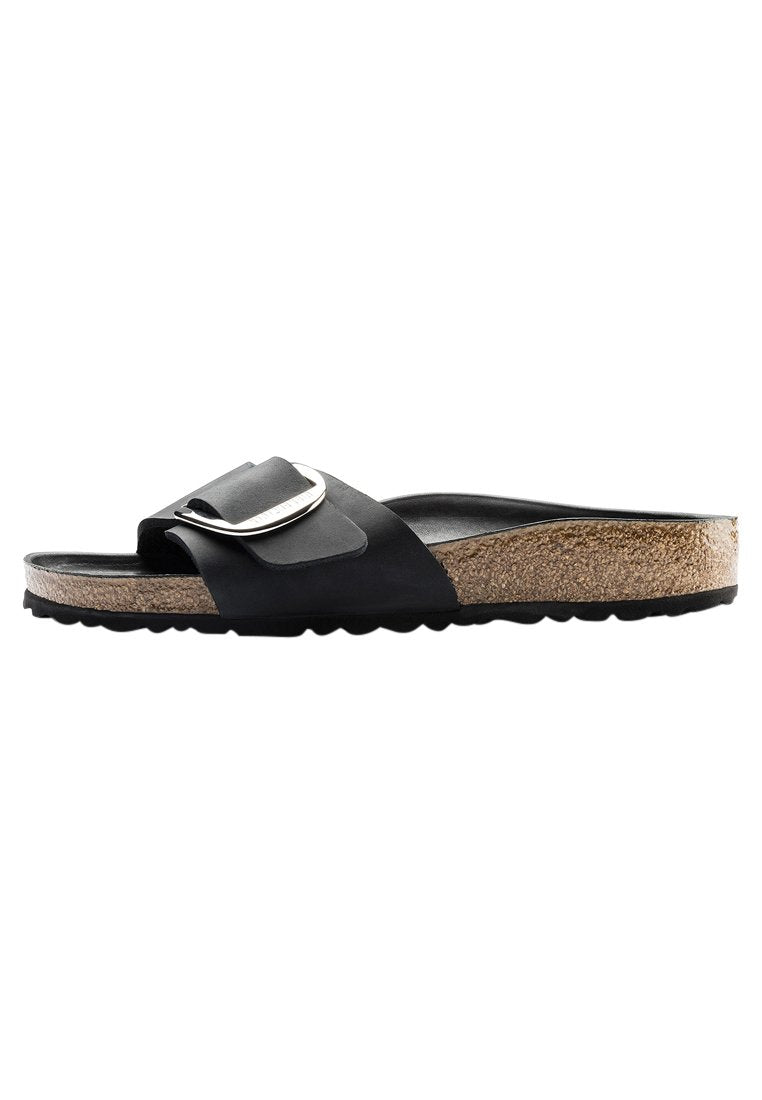 MADRID BIG BUCKLE REGULAR - صنادل - أسود