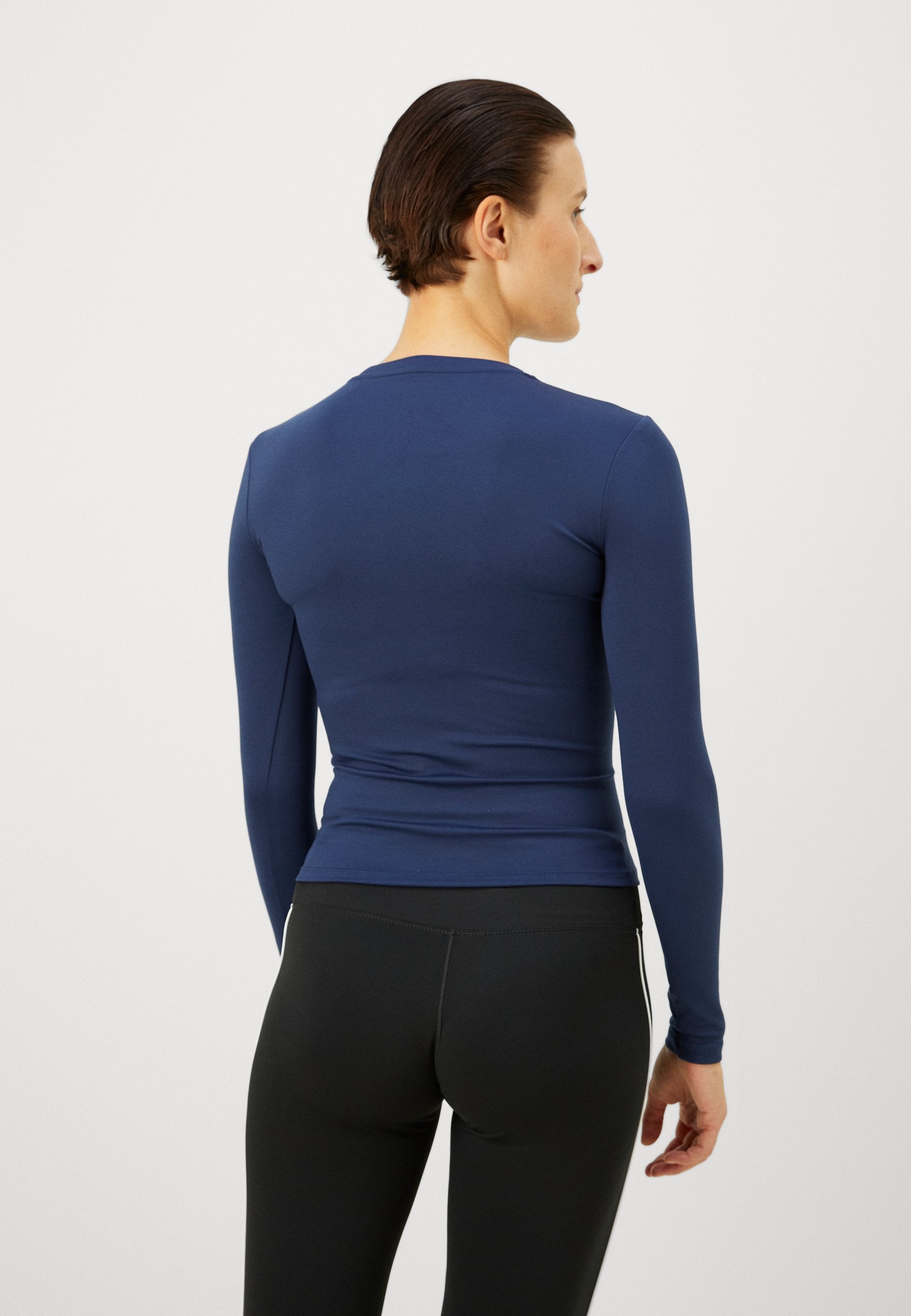 ONE TOP - Long sleeved top - midnight navy/white