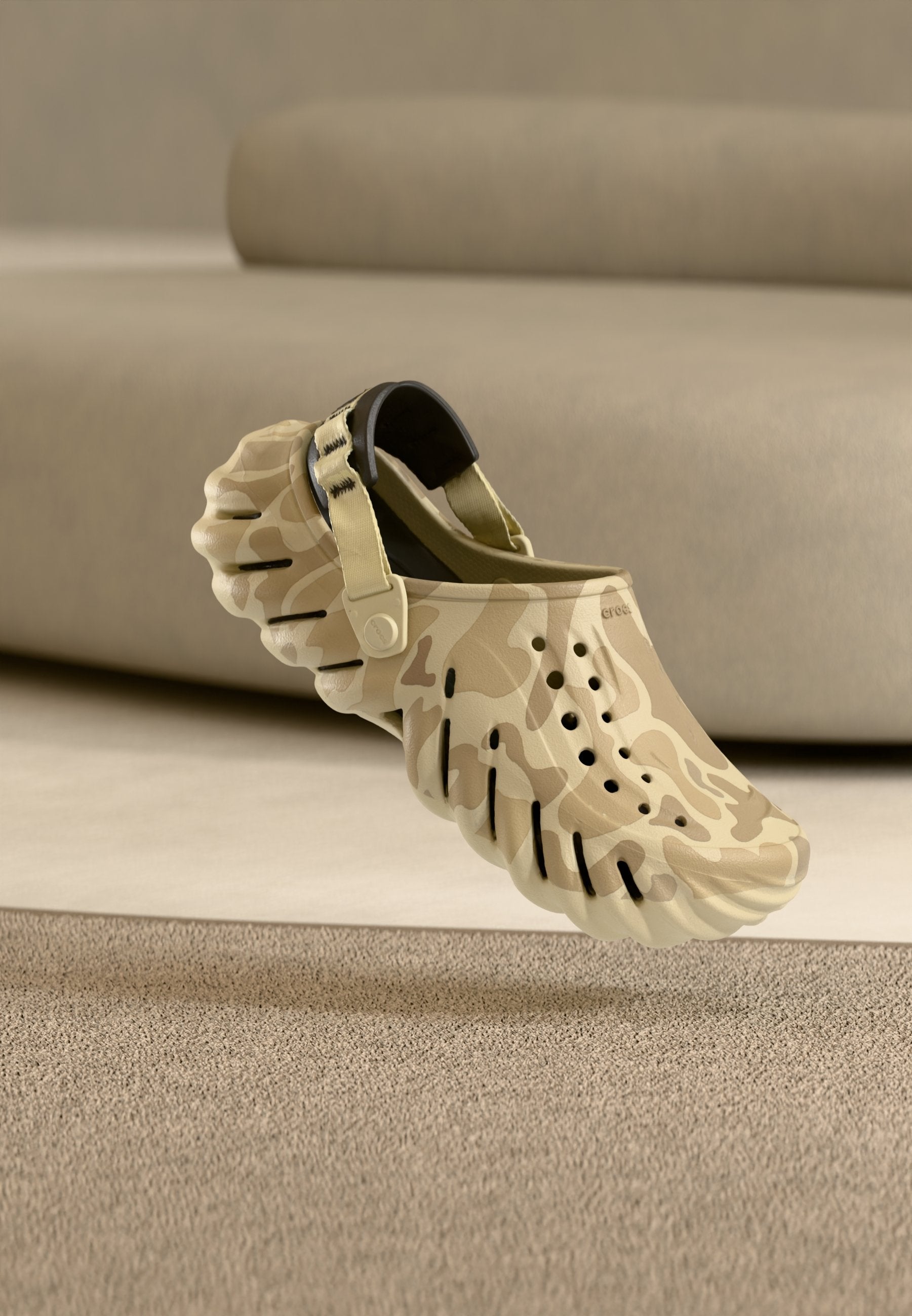 ECHO DUCK CAMO UNISEX - Mules - bone/black
