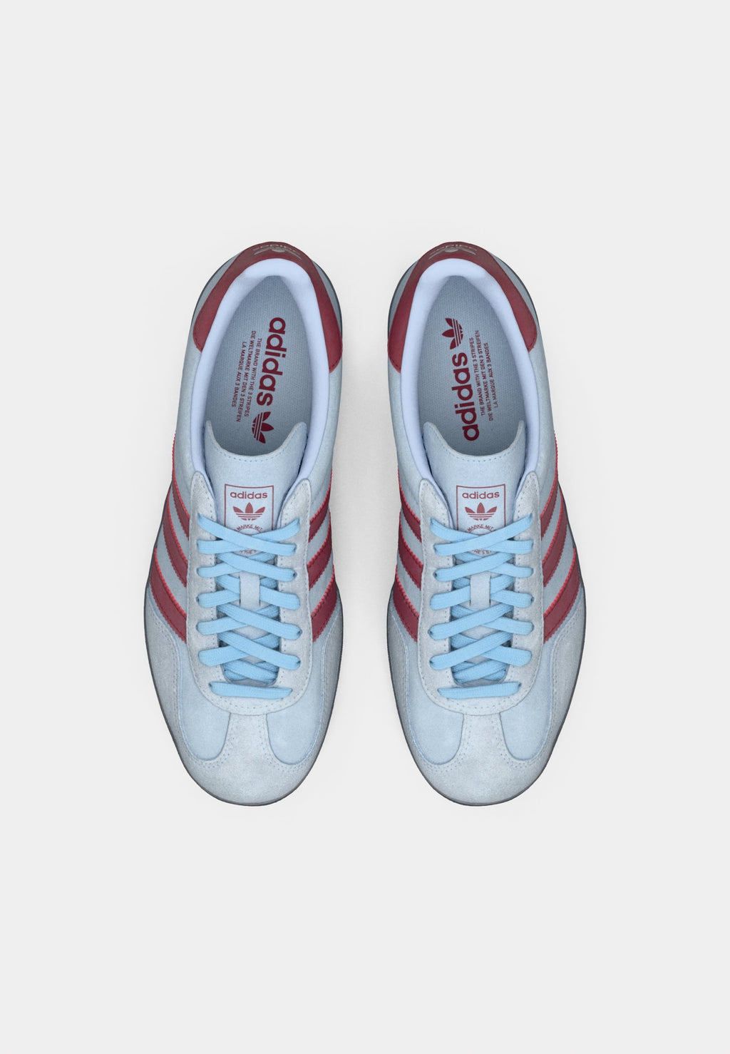 GAZELLE INDOOR UNISEX - Trainers - clear sky/noble maroon/crystal sky