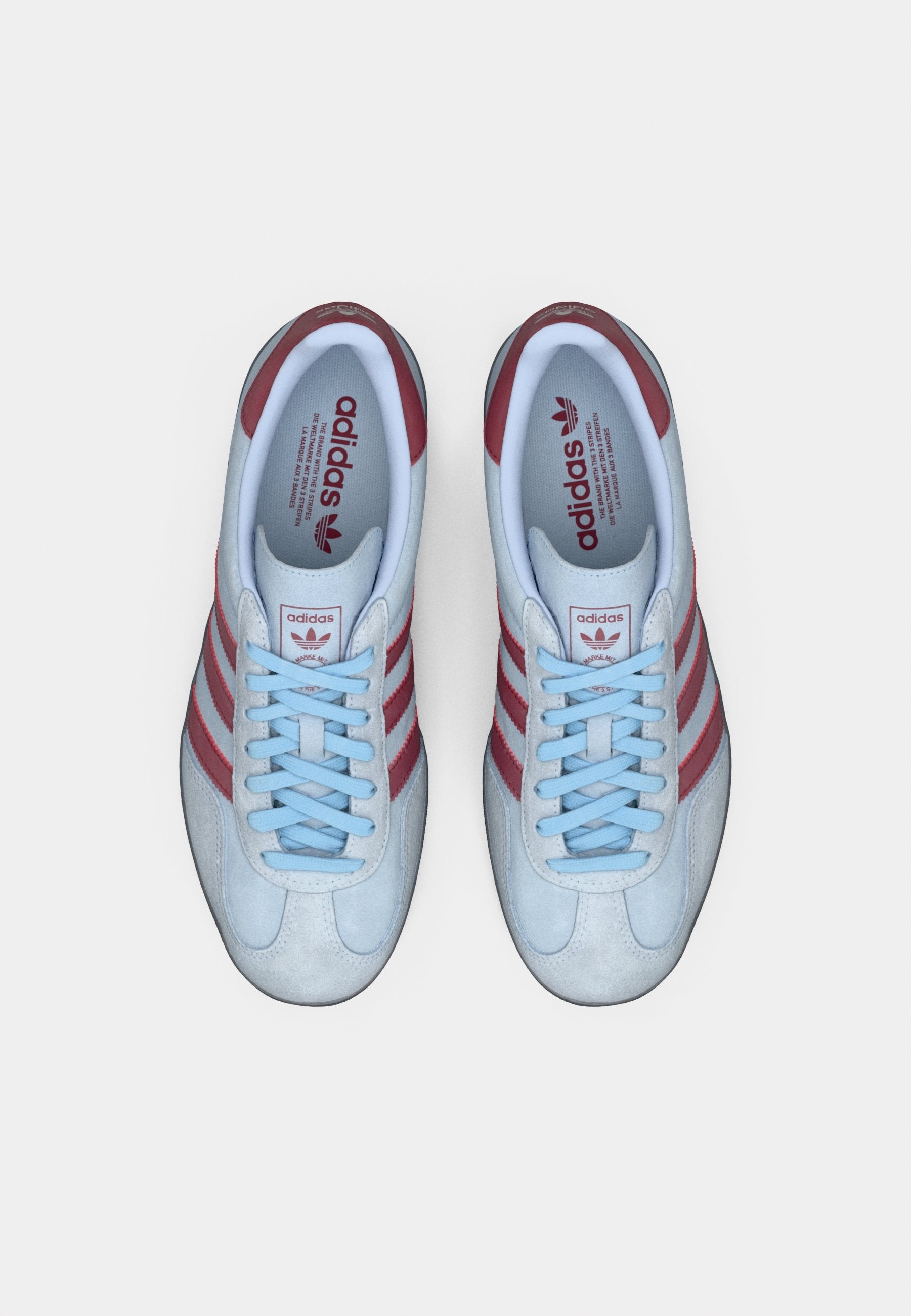 GAZELLE INDOOR UNISEX - Trainers - clear sky/noble maroon/crystal sky