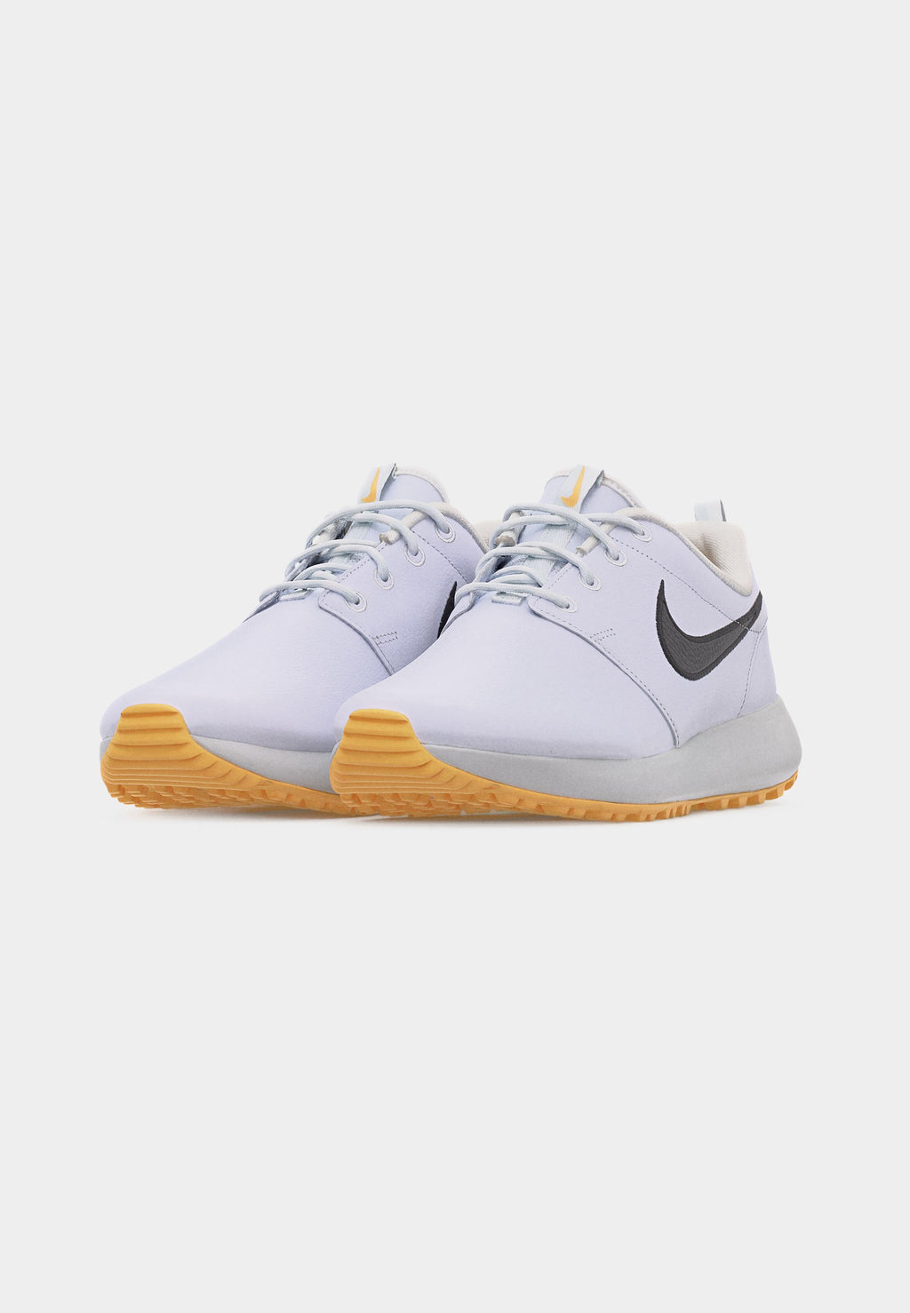 ROSHE - Chaussures de golf (sans crampons) - blanc/noir/teinte mandarine