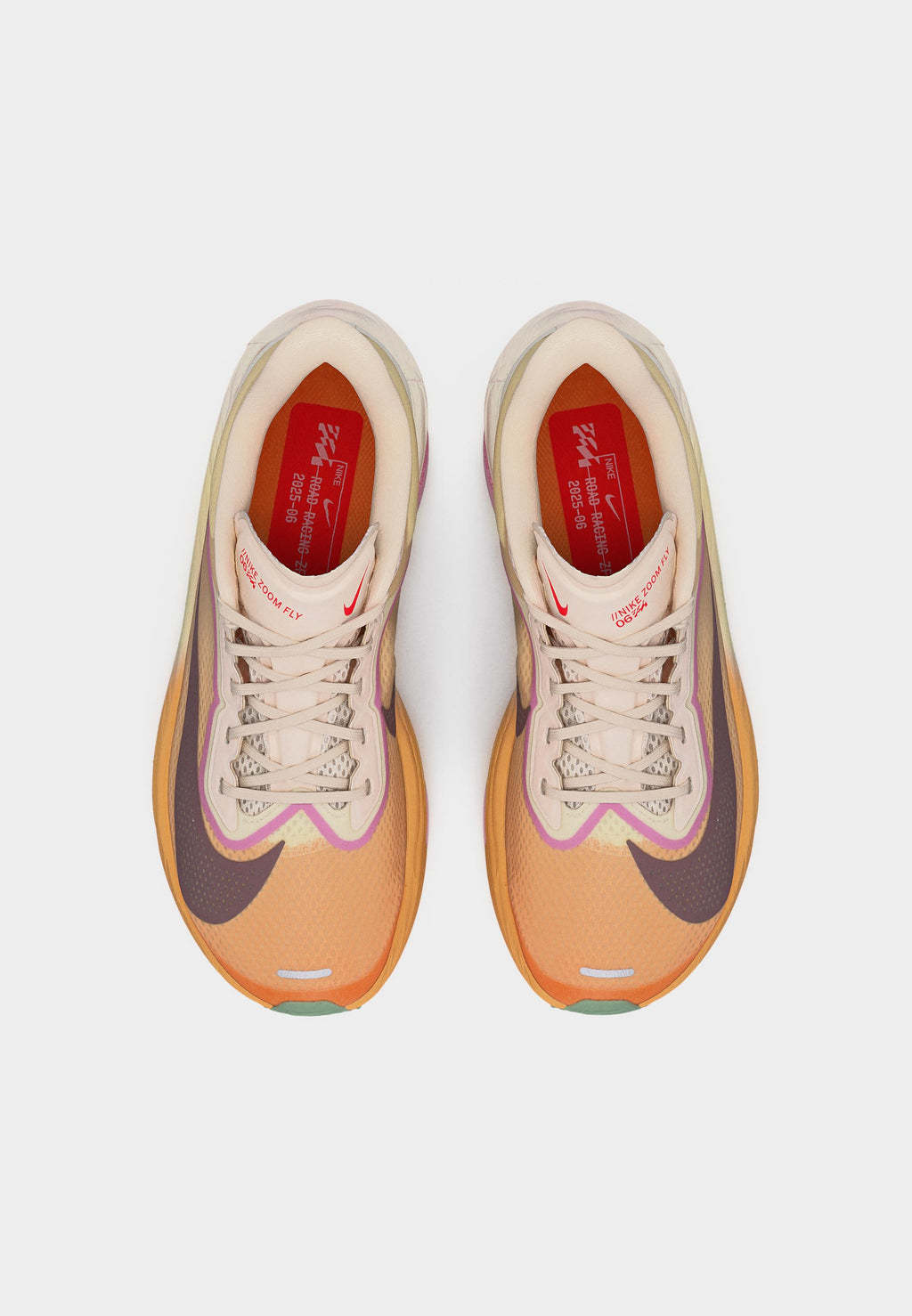 ZOOM FLY 6 - أحذية جري على الطرق - شراع/تاتو/ماجنتا فاتح/وردي لؤلؤي/قرمزي ساطع/طباشيري برتقالي