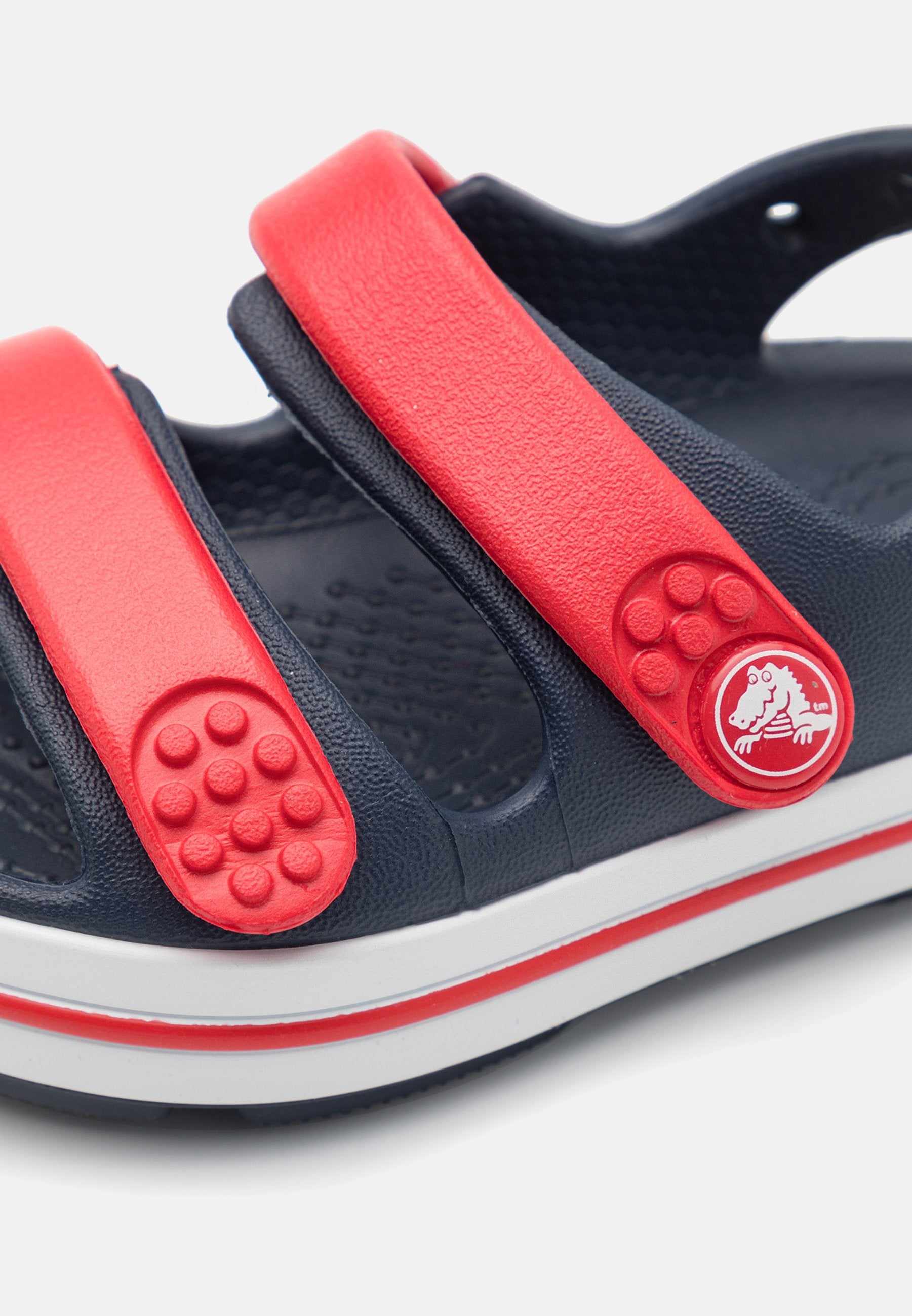 CROCBAND CRUISER UNISEX - Claquettes de piscine - marine/rouge varsity