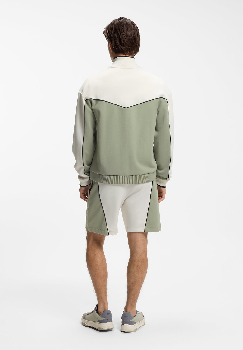 Zip-up sweatshirt - light/pastel green
