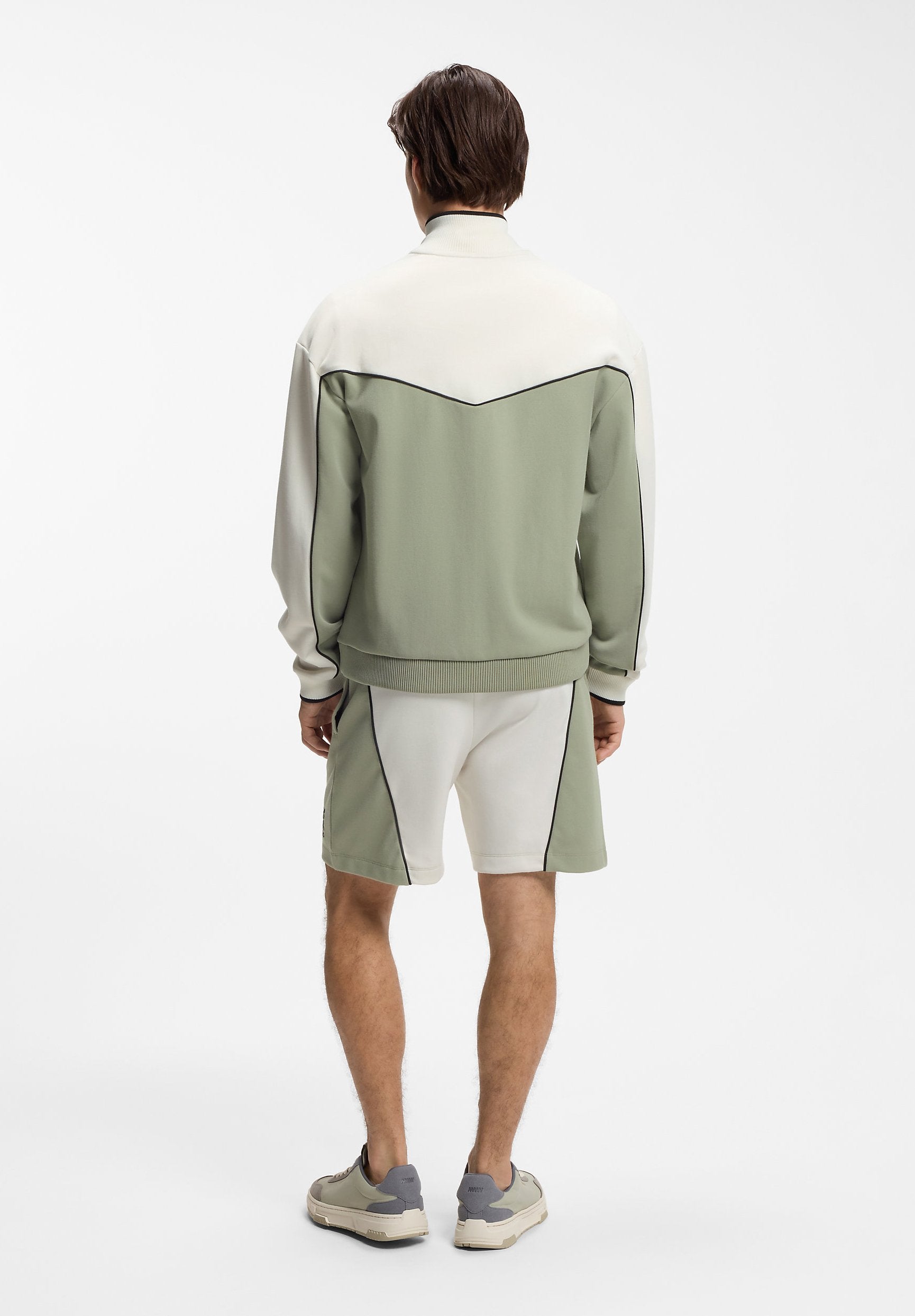Zip-up sweatshirt - light/pastel green