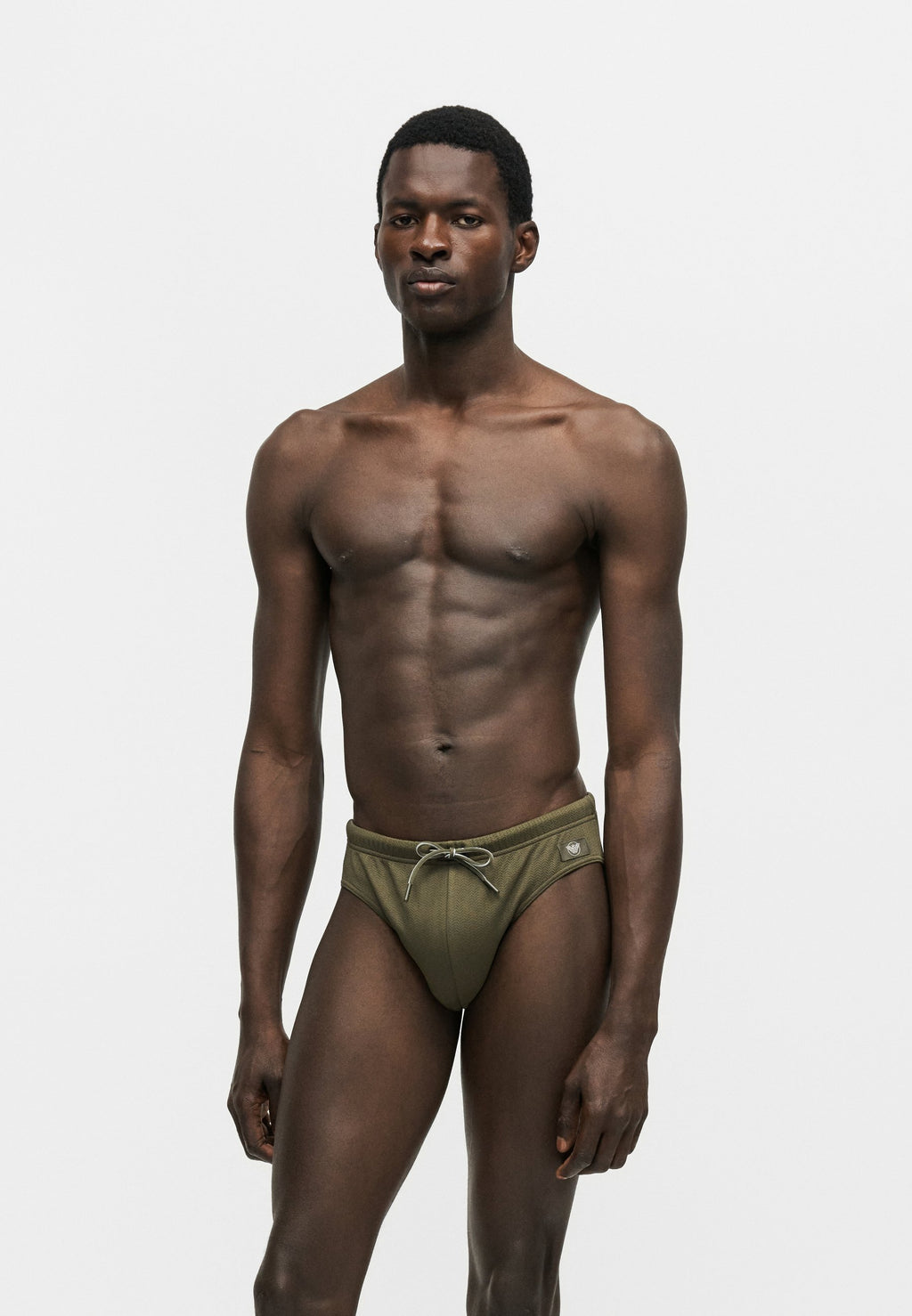 BRIEF - Swimming briefs - chevron olive