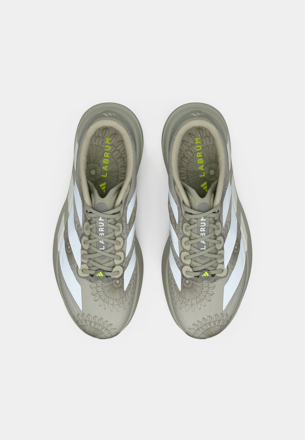 ADIZERO EVO SL - Baskets - sesame/footwear white/legacy green
