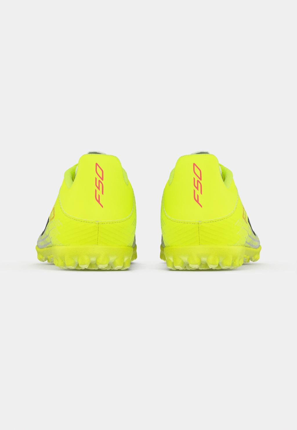 F50 CLUB TURF UNISEX - Turf football boots - team solar yellow 2/core black/lucid red