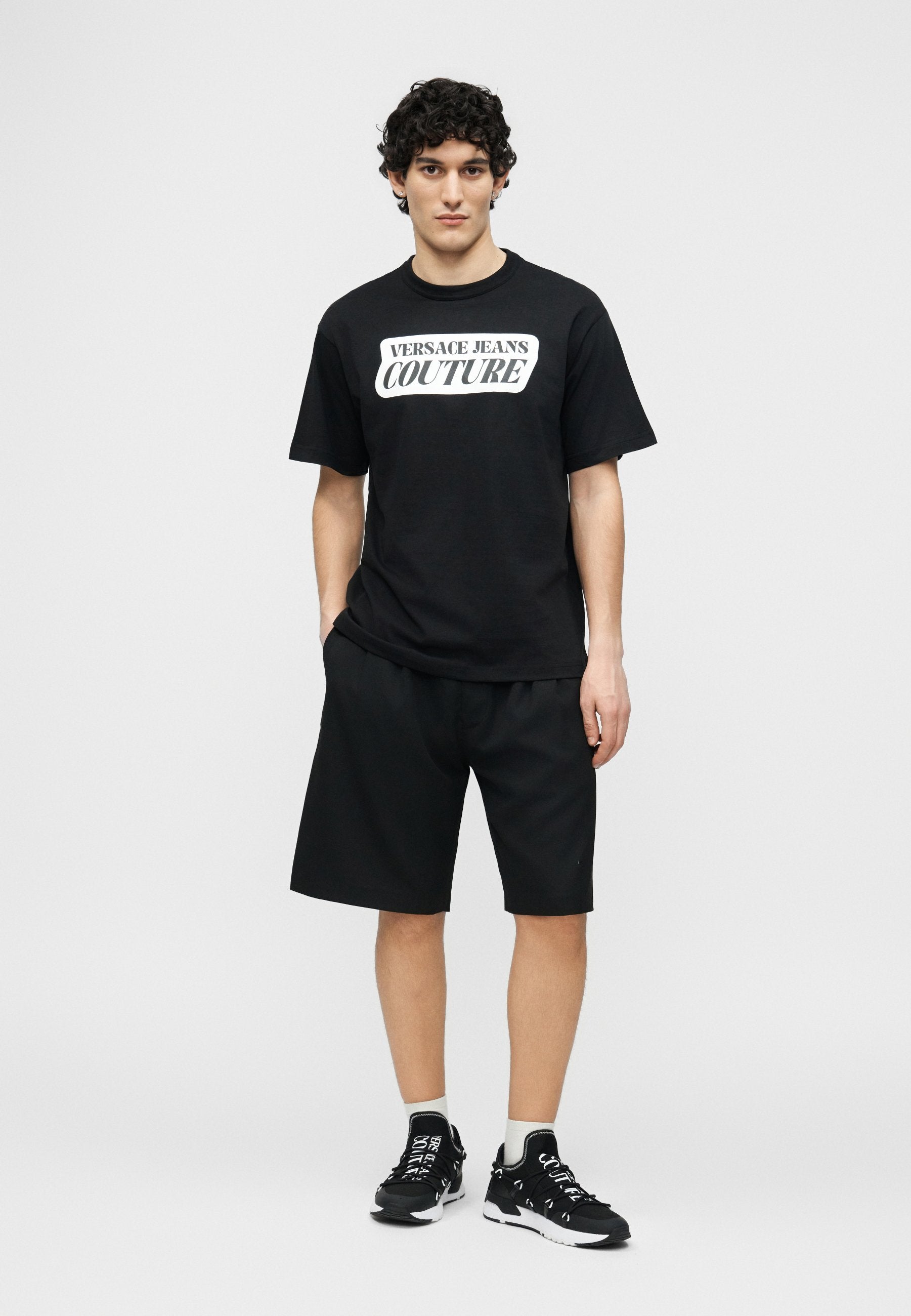 Print T-shirt - black