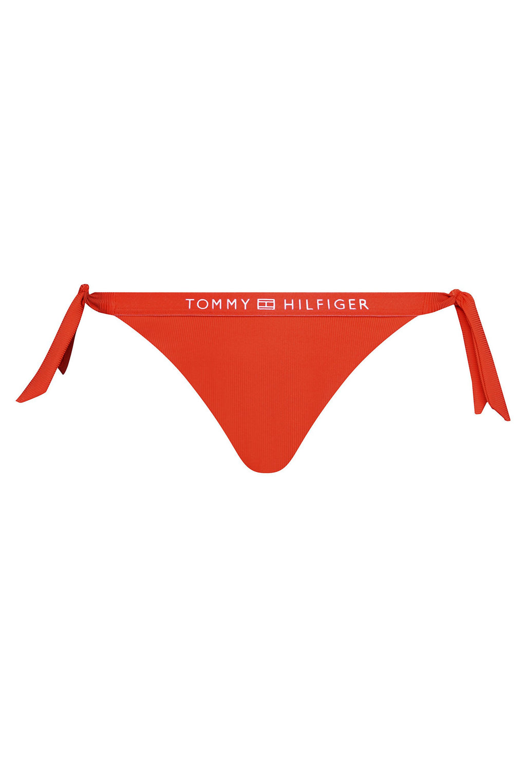 SIDE TIE - Bikini bottoms - deep orange