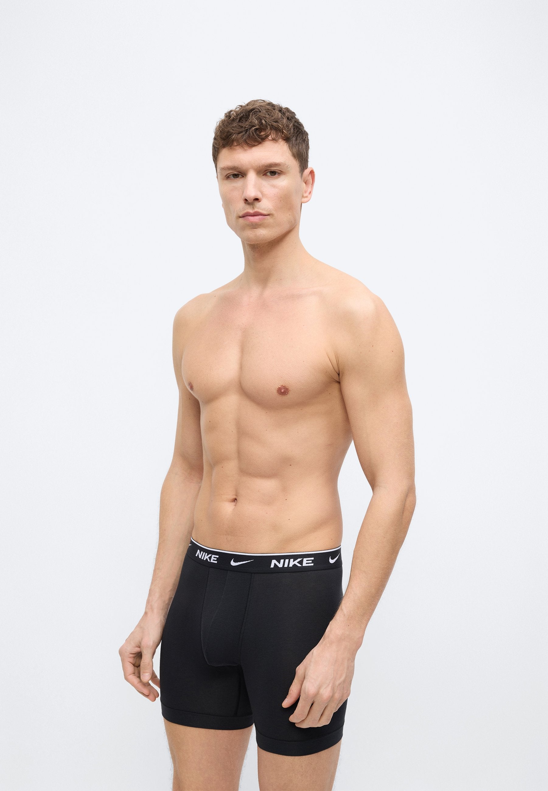 3 PACK - Boxer briefs - white/grey heather/black