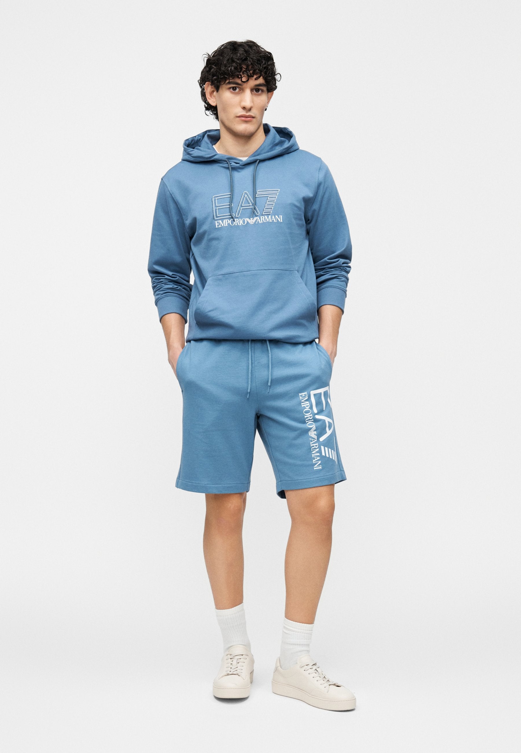 TRAIN VISIBILITY HOODIE UNISEX - Hoodie - blue horizon