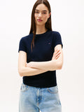2 PACK - Basic T-shirt - ecru/dark night navy