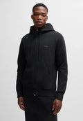 SAGGY - Zip-up sweatshirt - black