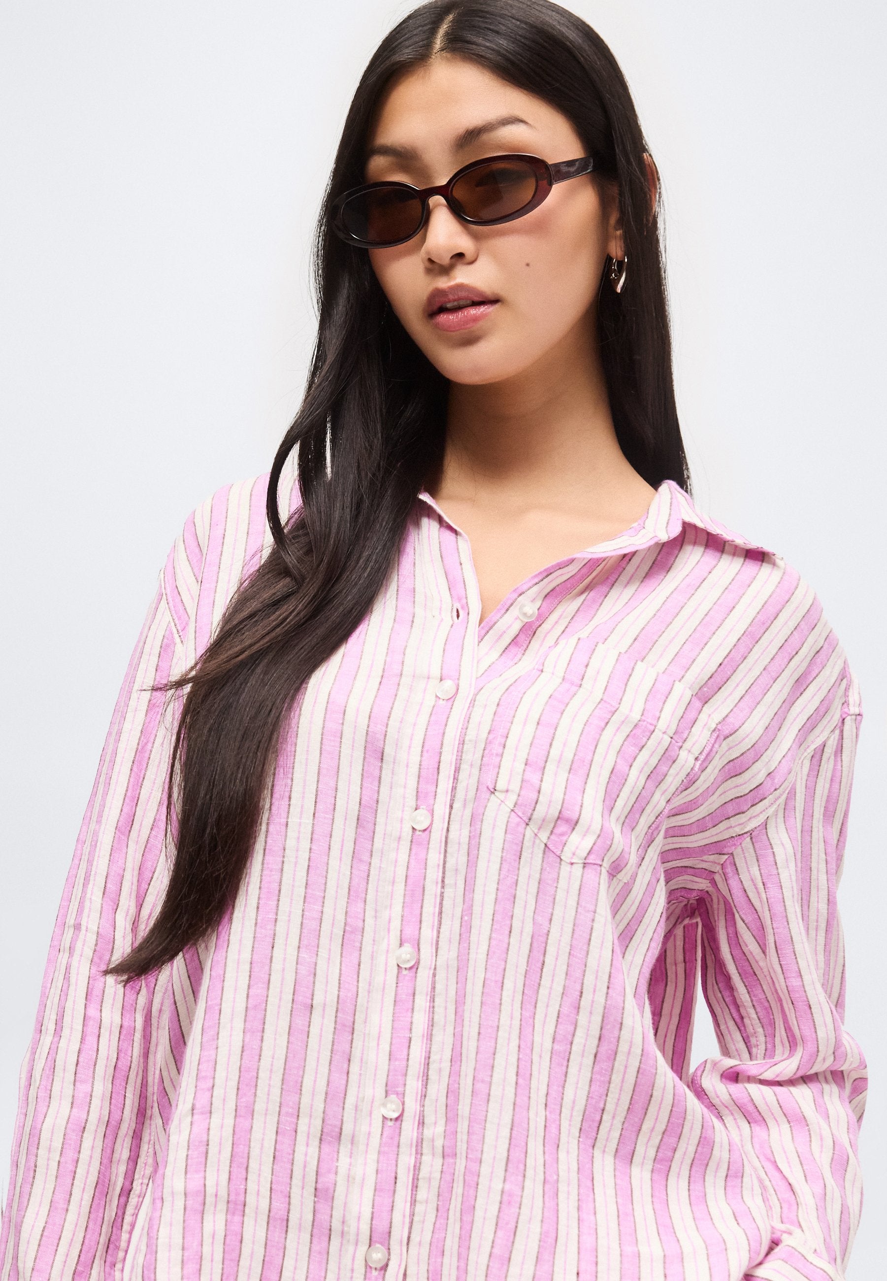 THE RELAXED SHIRT - Button-down blouse - pink