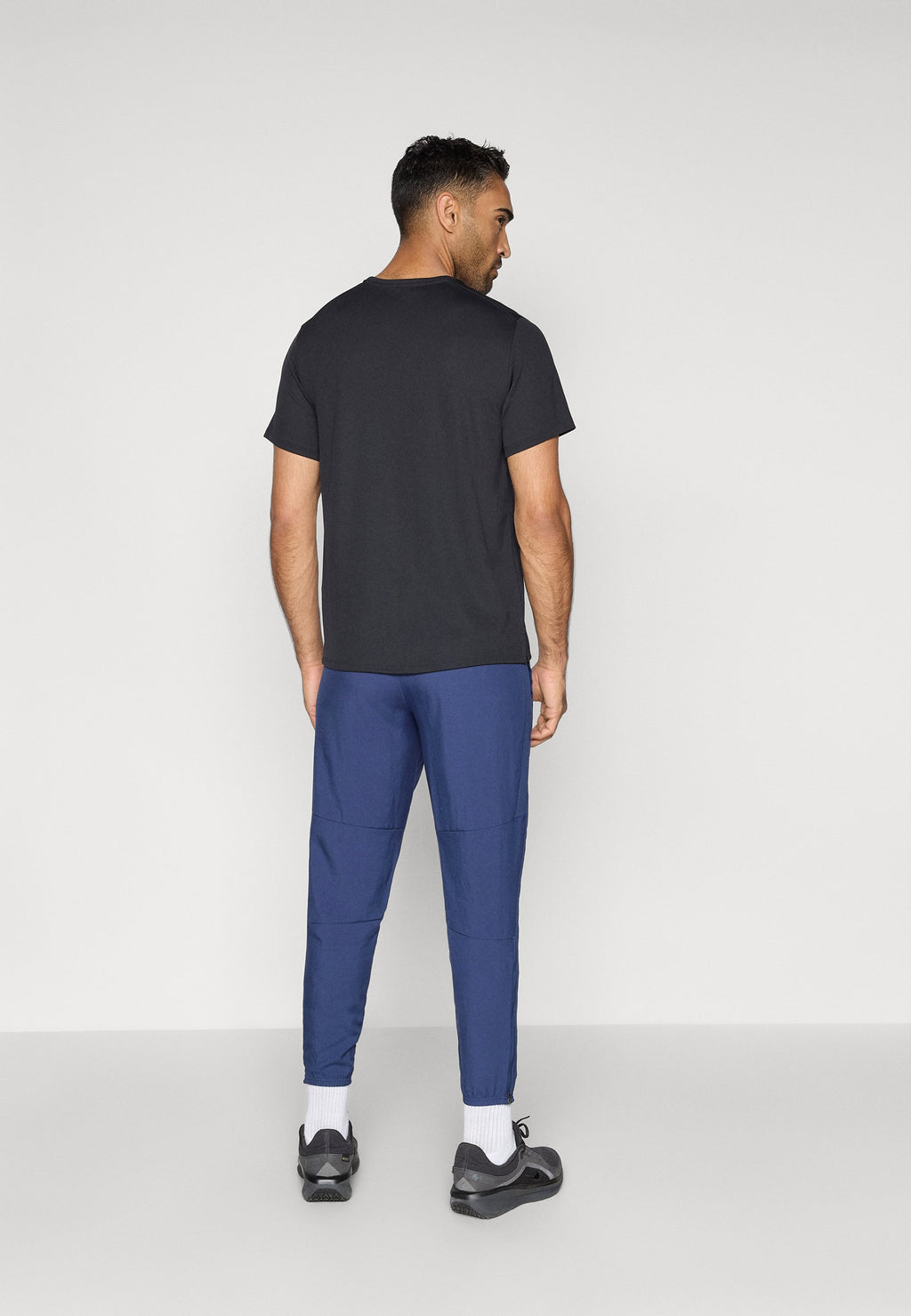 M NK DF CHALLENGR WVN PANT - Tracksuit bottoms - midnight navy/black/reflective silver-coloured
