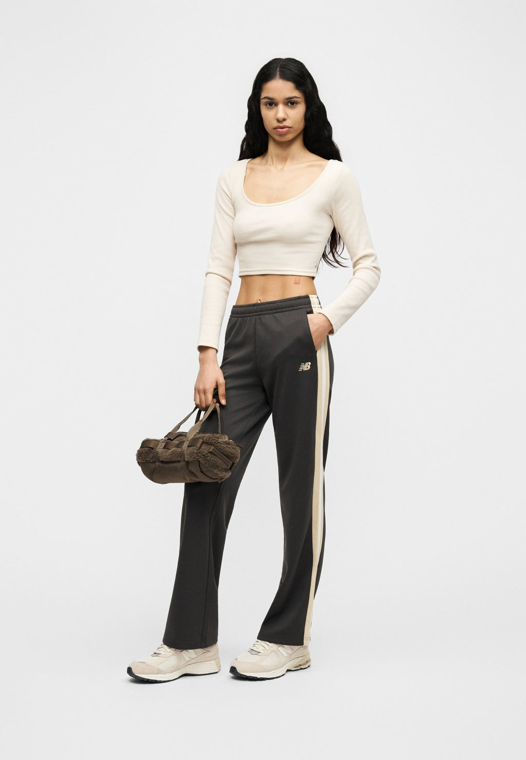 INTERLOCK PANT - Tracksuit bottoms - antrachite