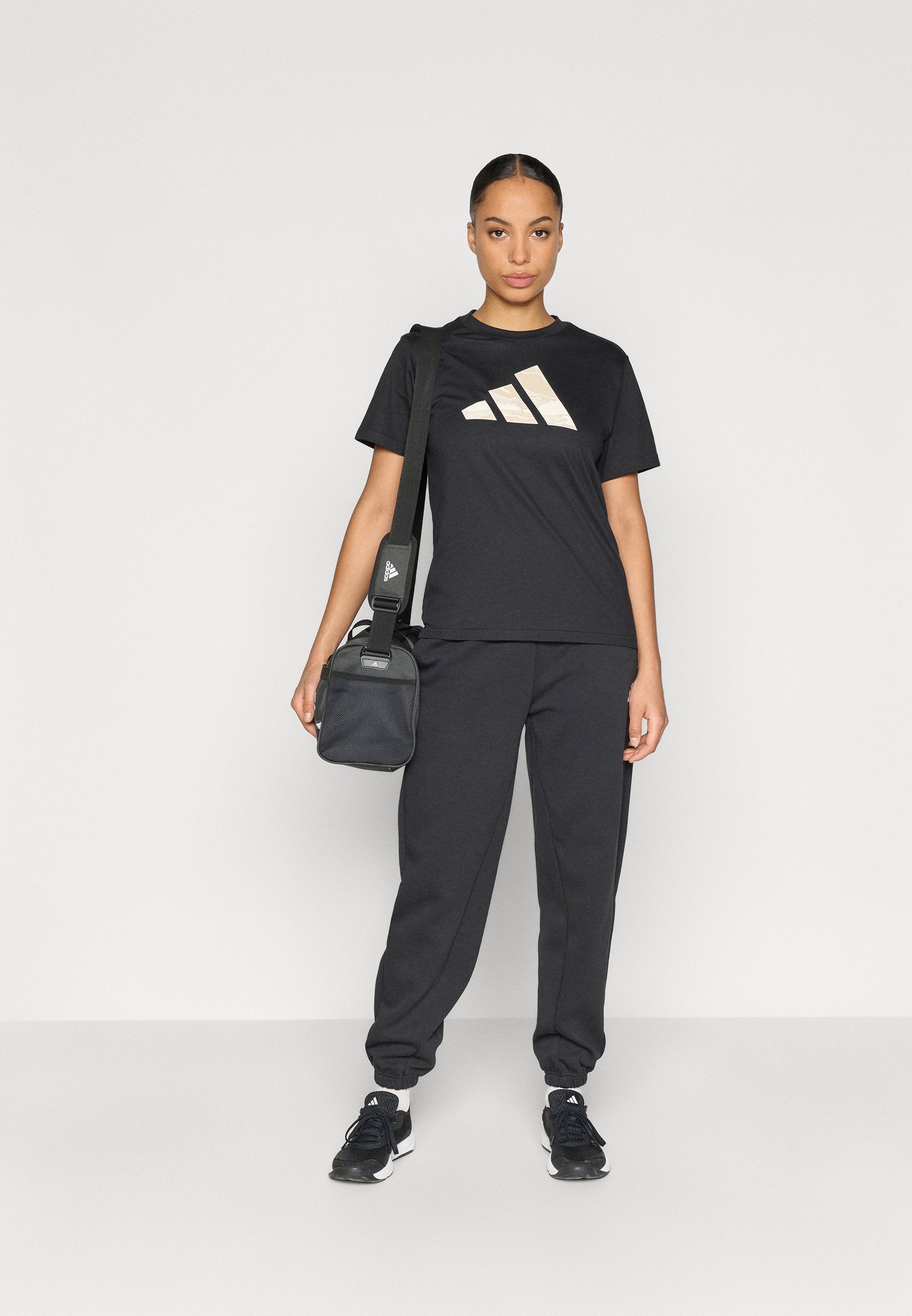 Print T-shirt - black