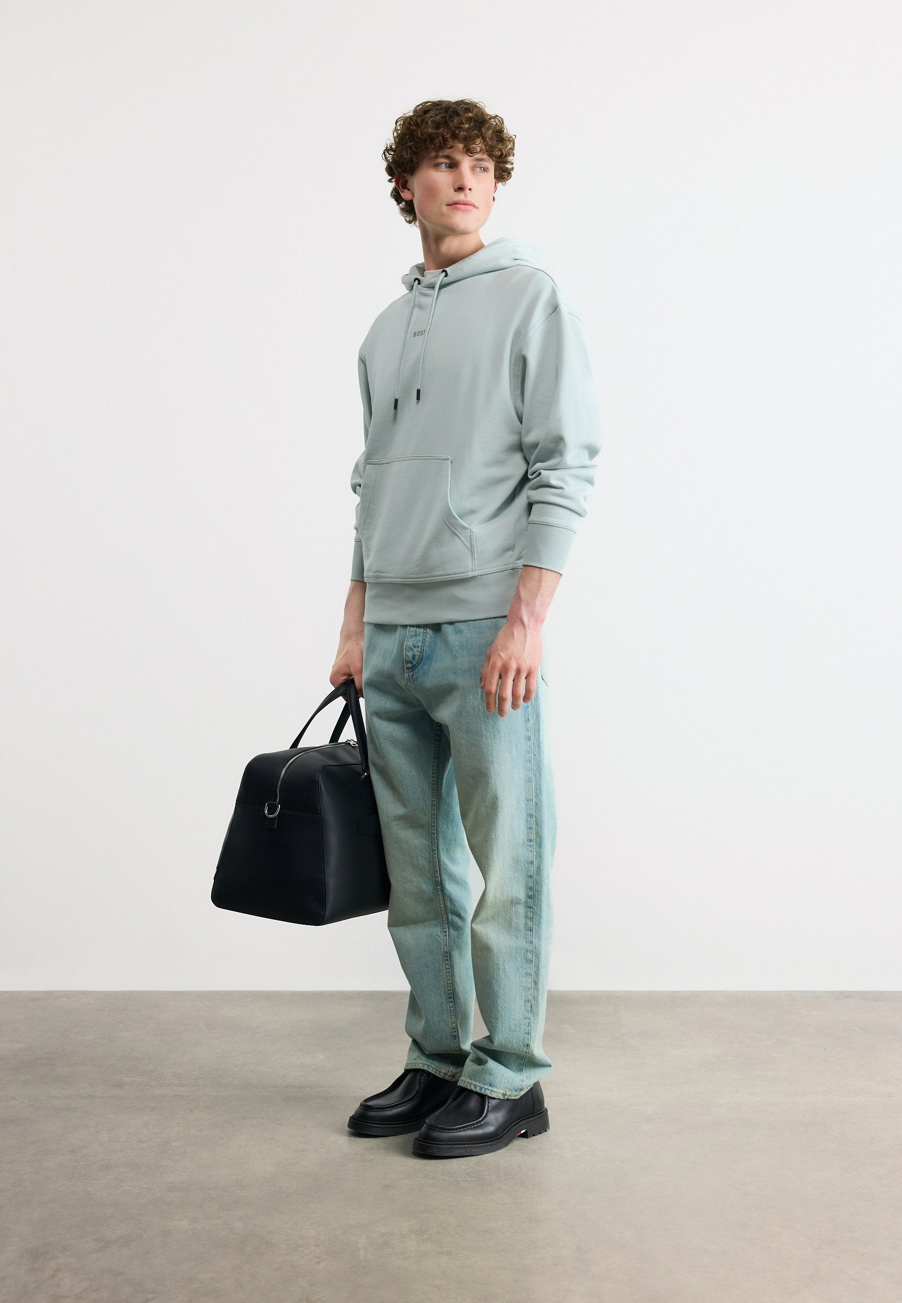Hoodie - silver-coloured