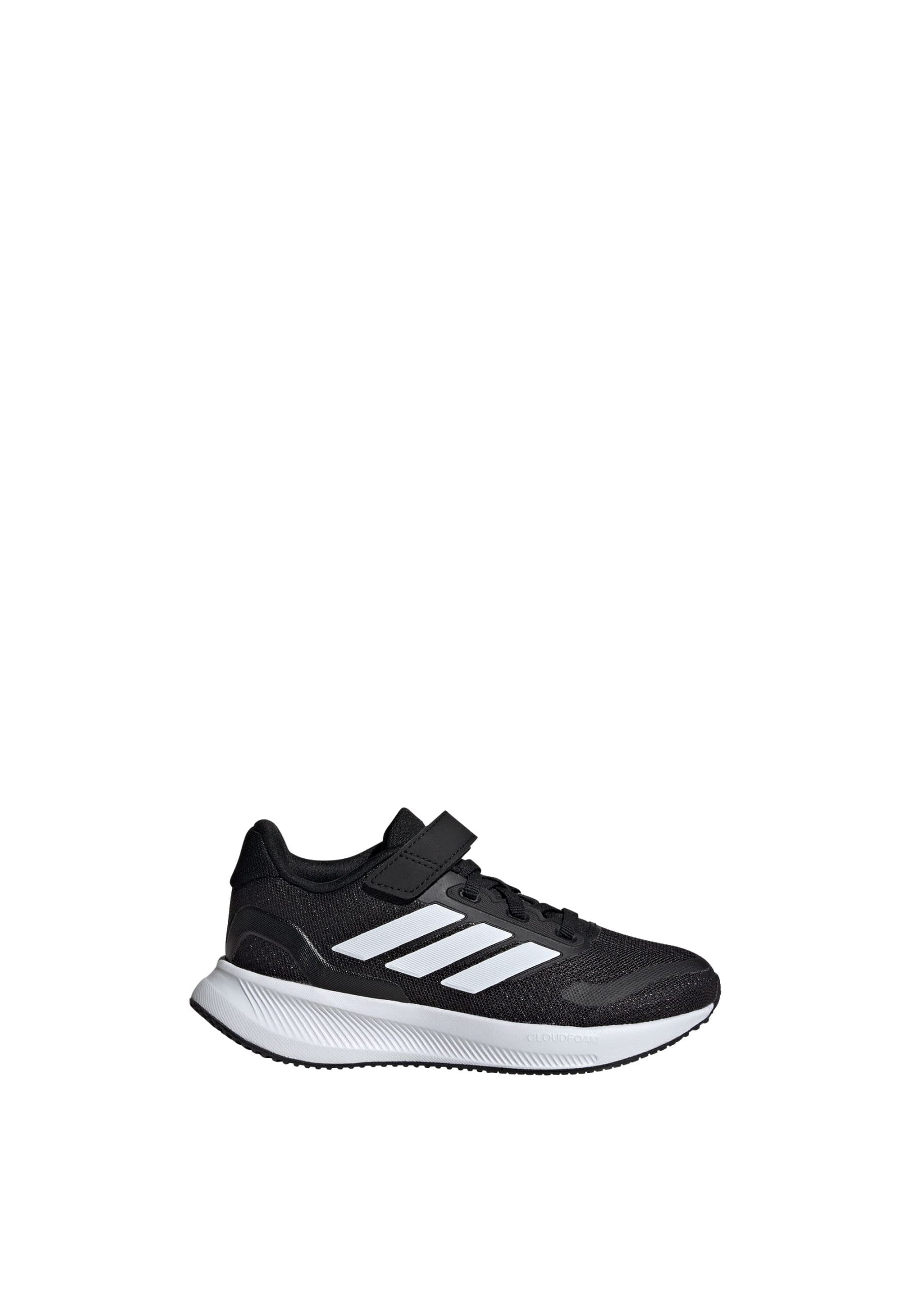 RUNFALCON 5 UNISEX - Road running shoes - core black   cloud white   cloud white
