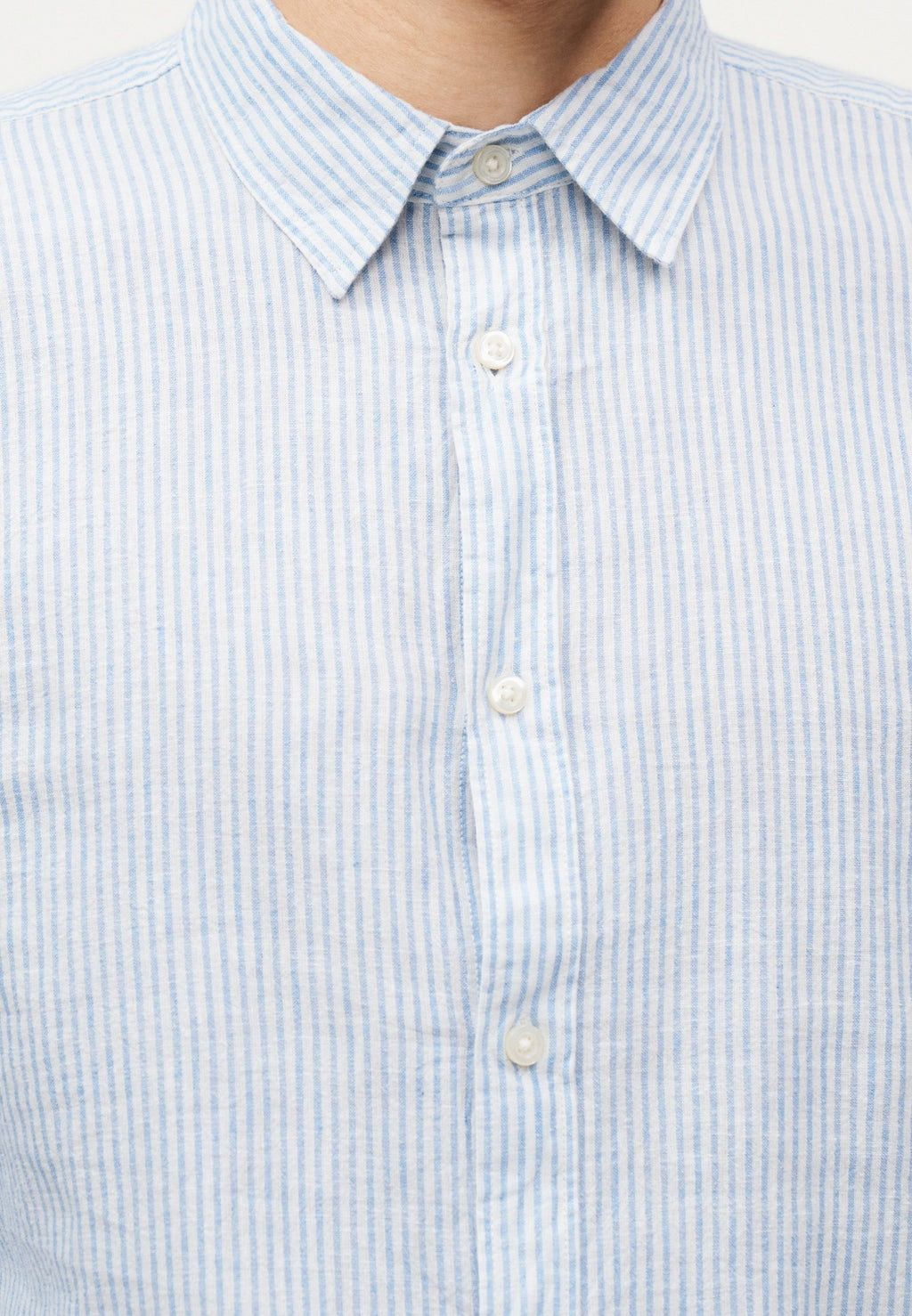STANDARD - Shirt - white/blue