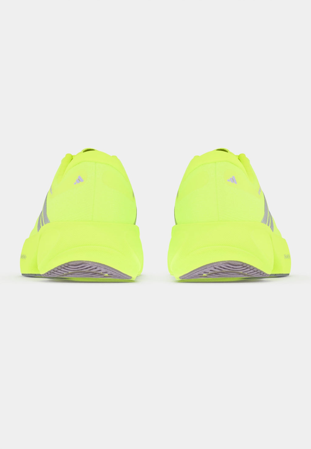 SUPERNOVA RISE 3 W - Chaussures de running sur route - jaune solaire/argenté métallisé