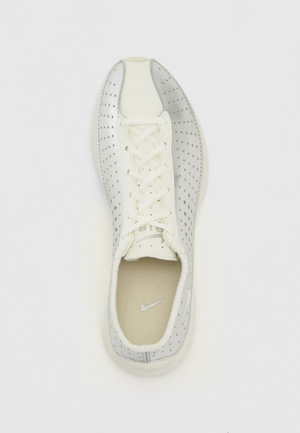 AIR SUPERFLY - Trainers - pale ivory/silver-coloured