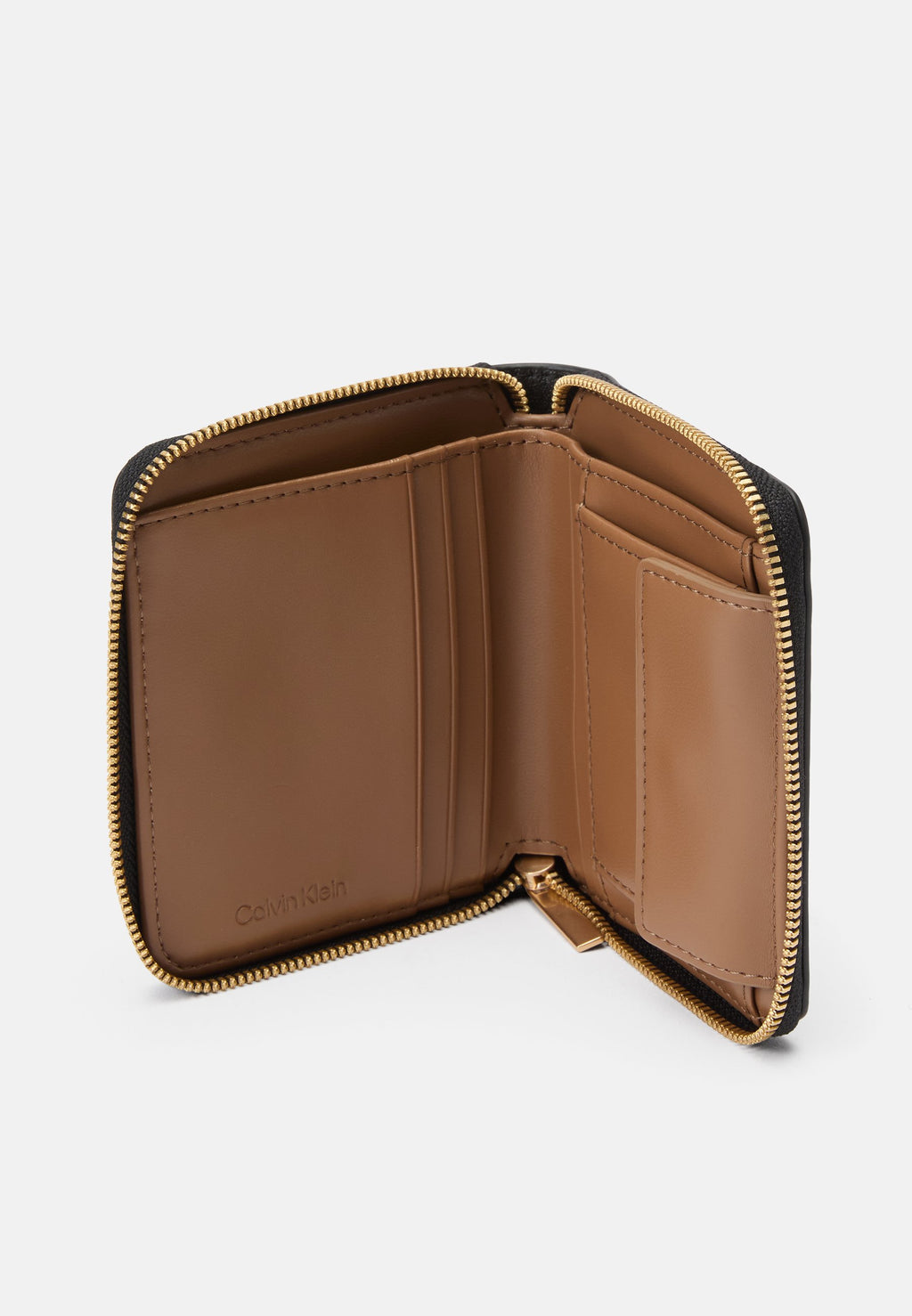 LOGO MEDIUM ZIP AROUND - Wallet - black/toasted coconut