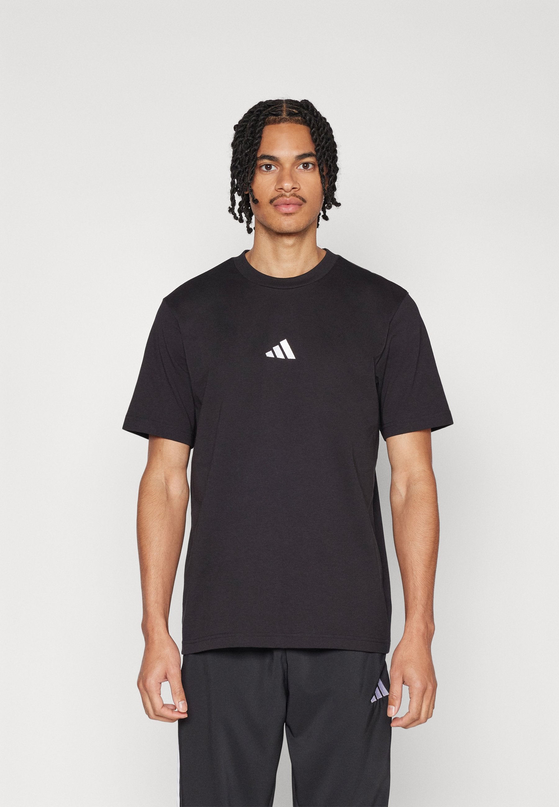 Basic T-shirt - black/white
