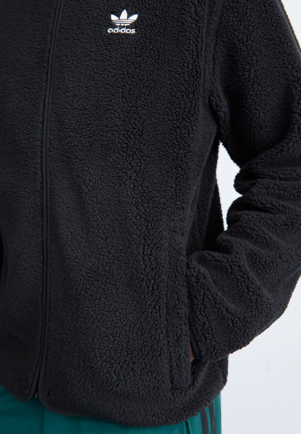 ESSENTIALS - Fleece jacket - black