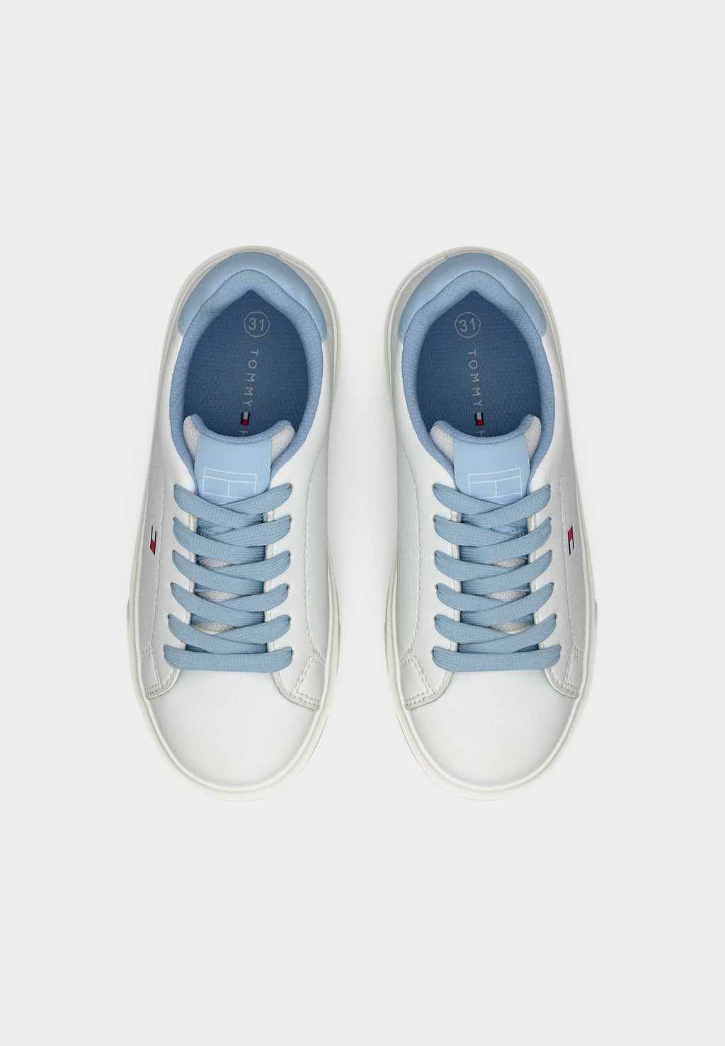 COOPER UNISEX - Trainers - white/light blue
