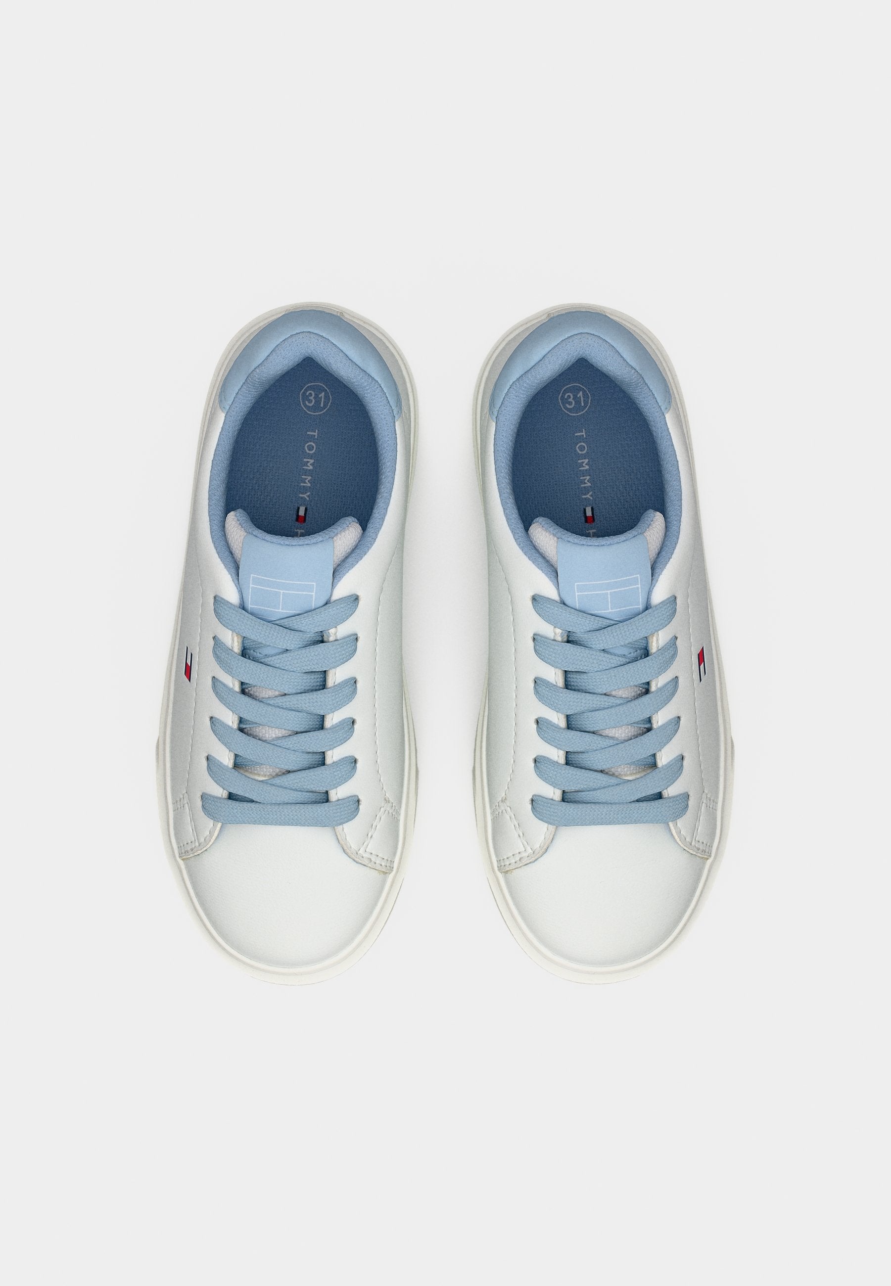 COOPER UNISEX - Trainers - white/light blue