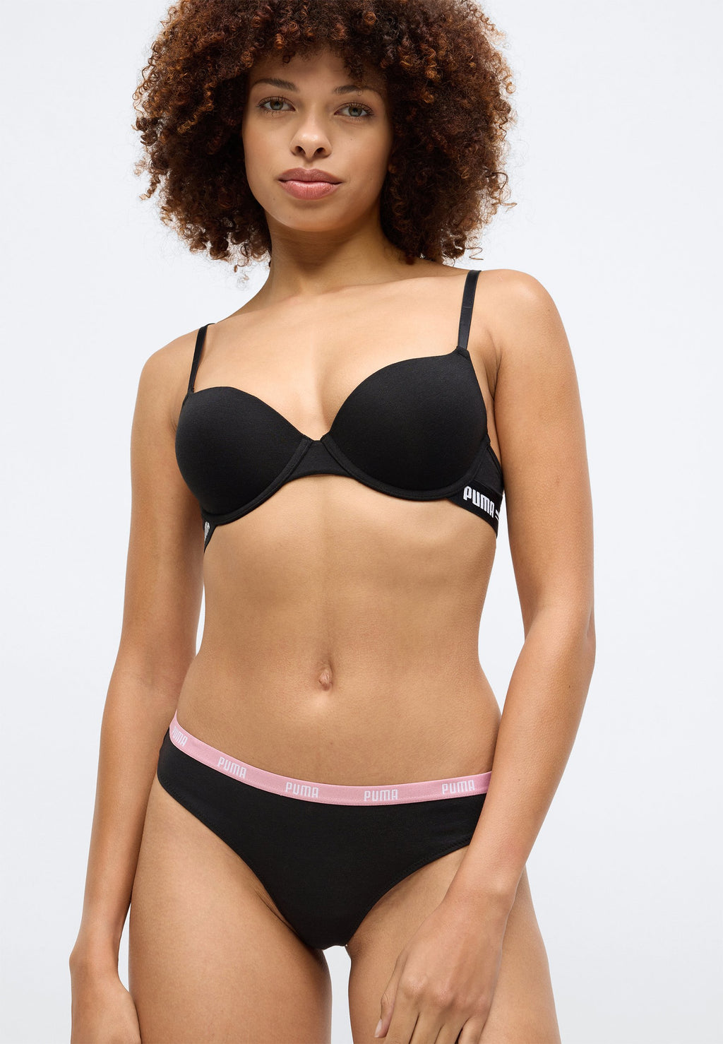 3 PACK - Thong - black
