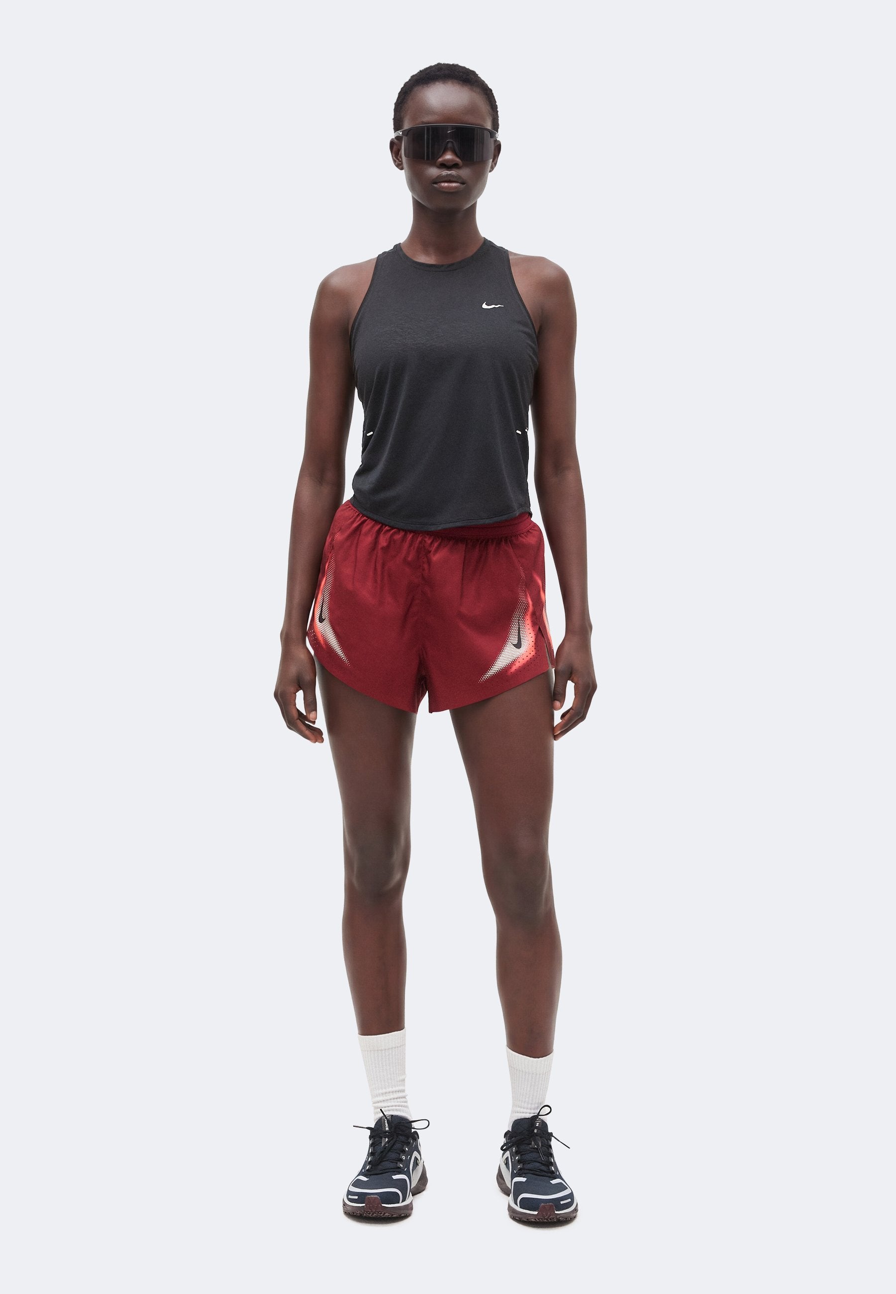 SWIFT TANK - Top - black/white