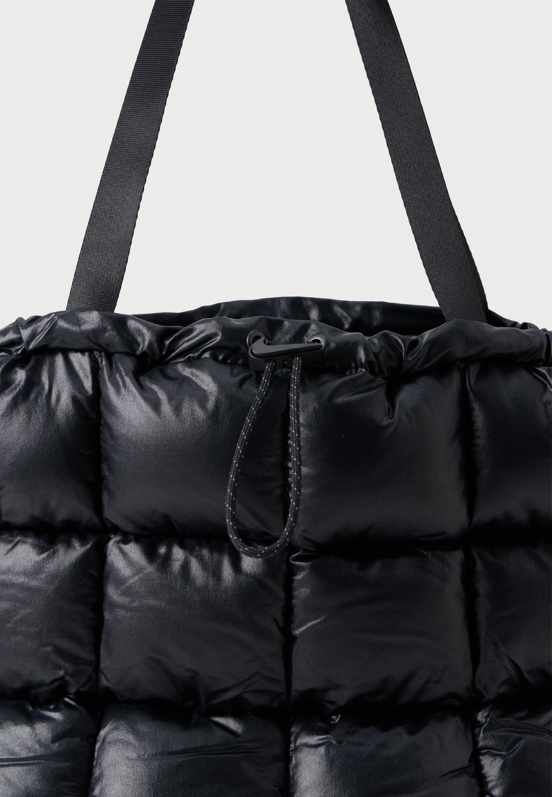 PUFFLE TOTE - Tote bag - black/grey