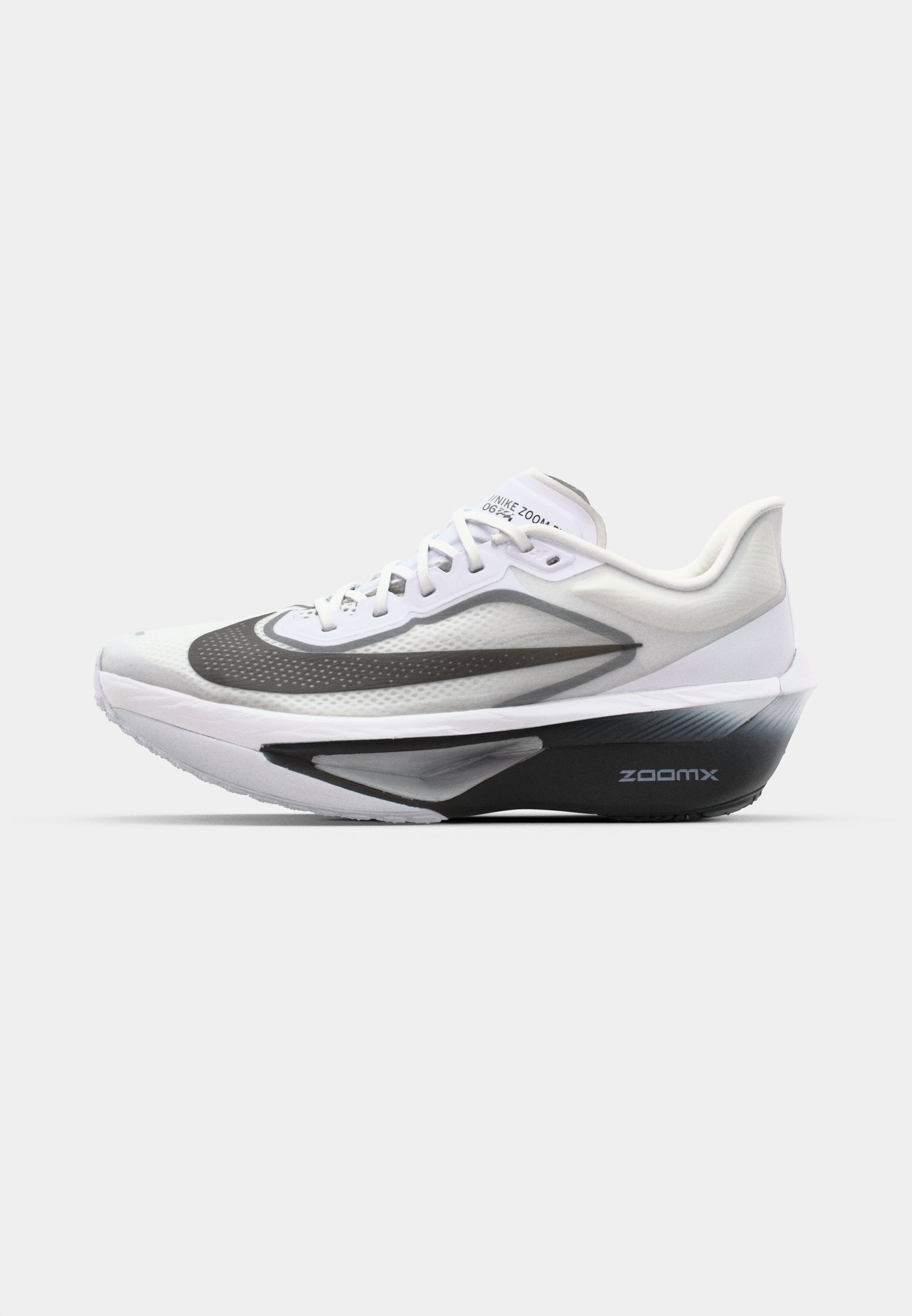 ZOOM FLY  - Road running shoes - white/black/smoke grey/metallic silver