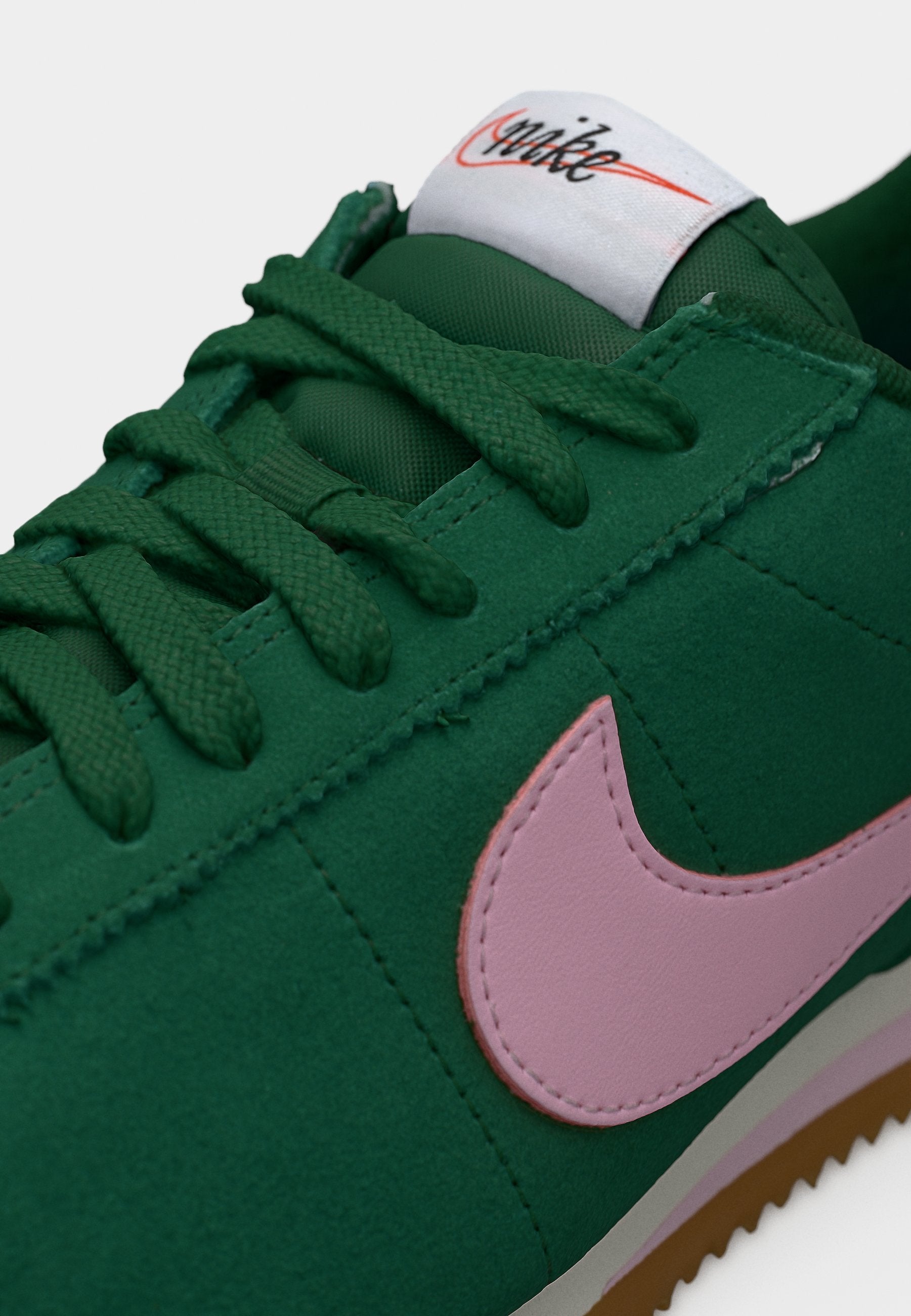W CORTEZ  - Trainers - sport green/pink foam/sail/light brown